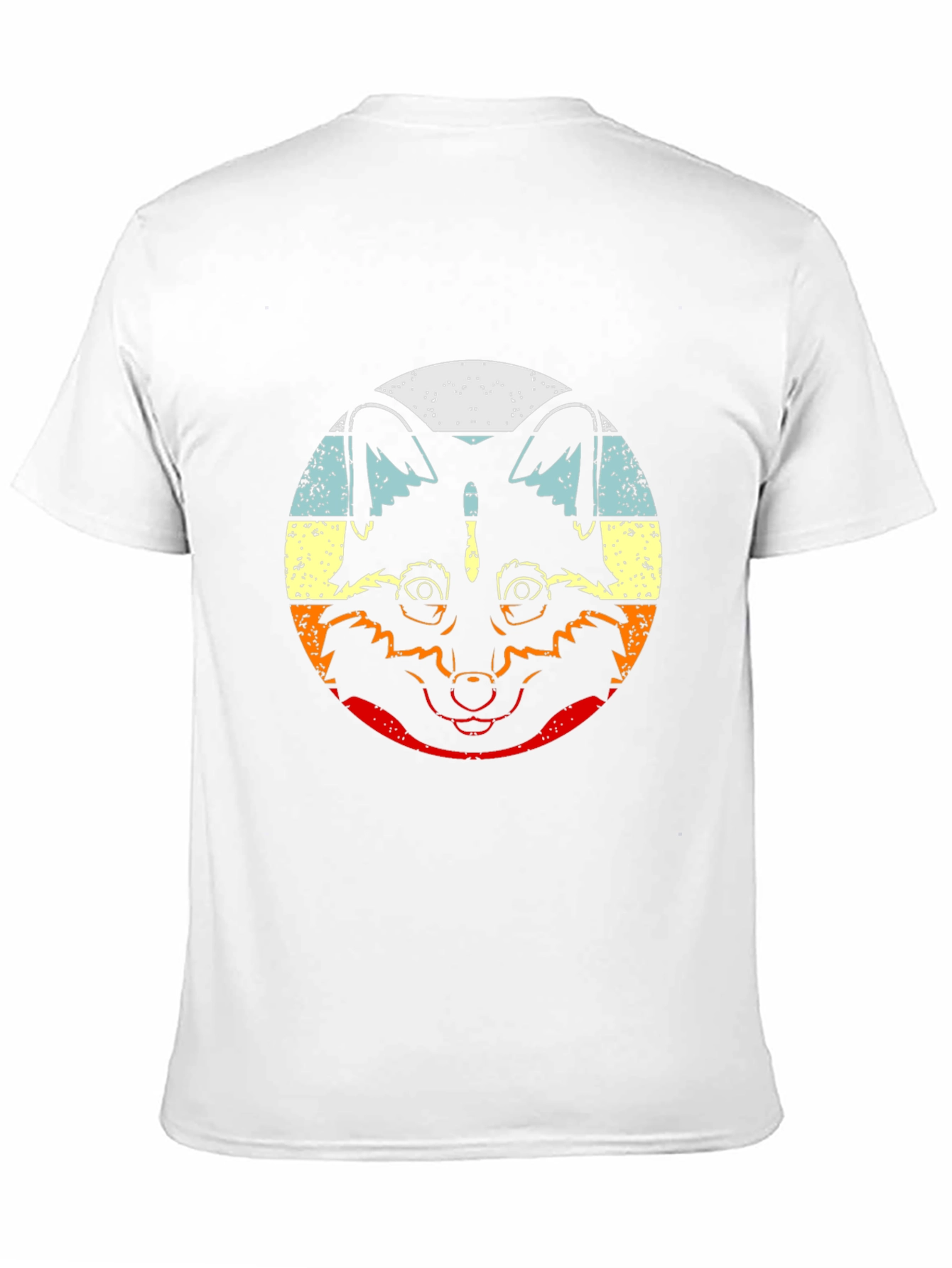 Retro Raccoon Graphic T-Shirt - Crew Neck Black