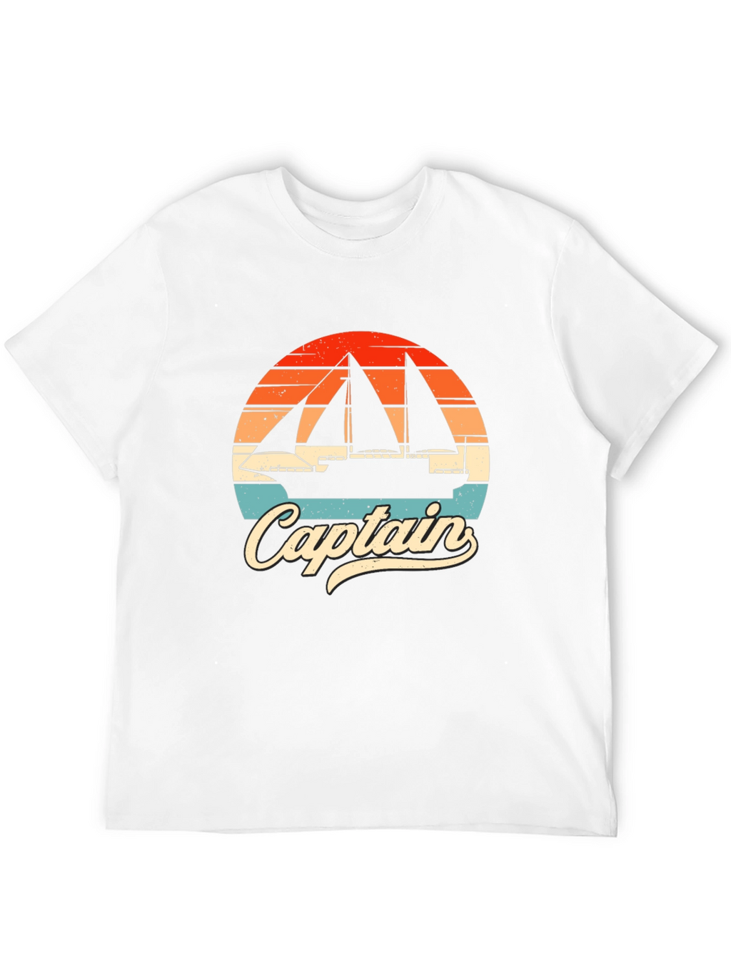 Captain Sailboat Graphic T-Shirt