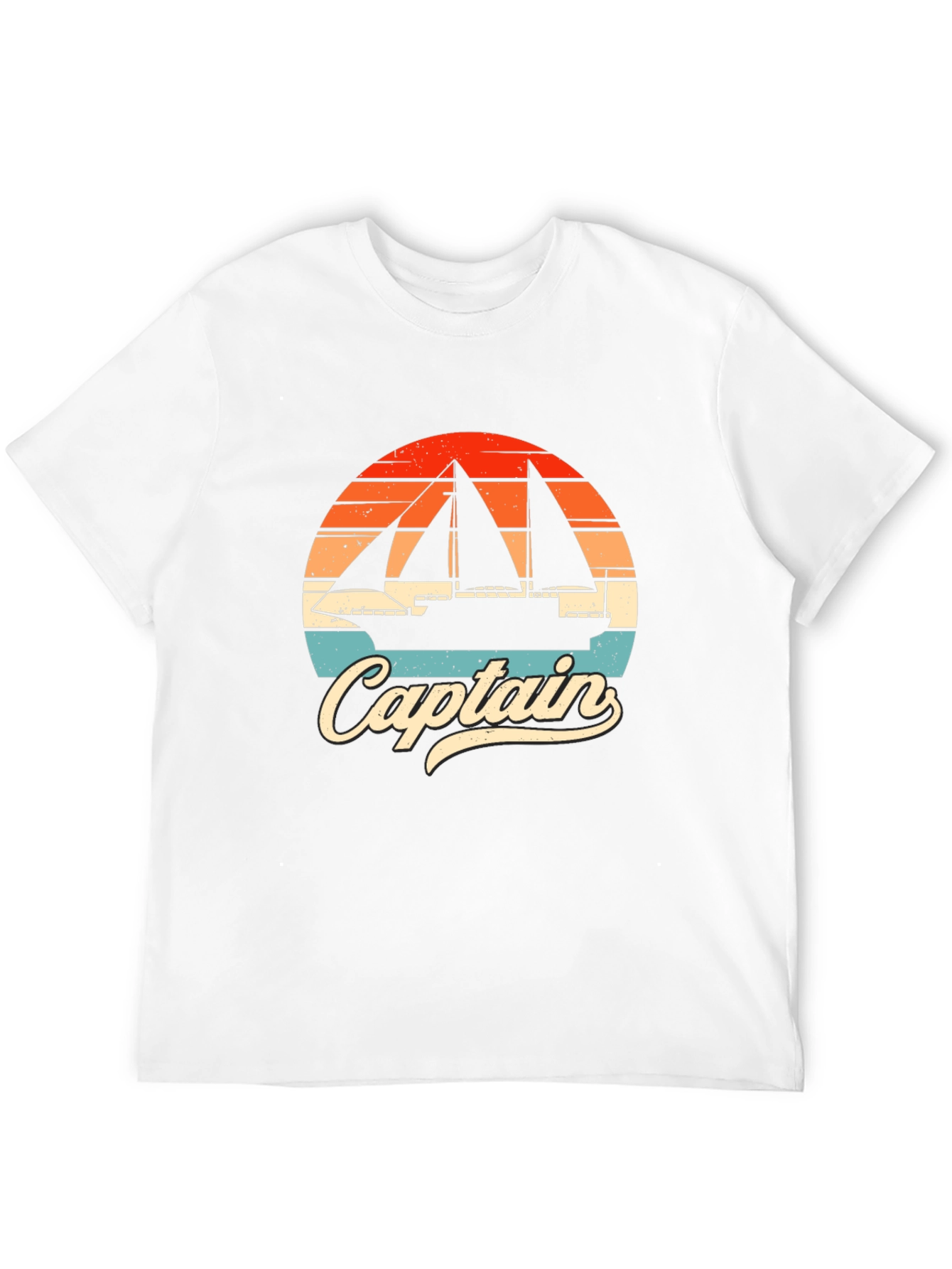 Captain Sailboat Graphic T-Shirt