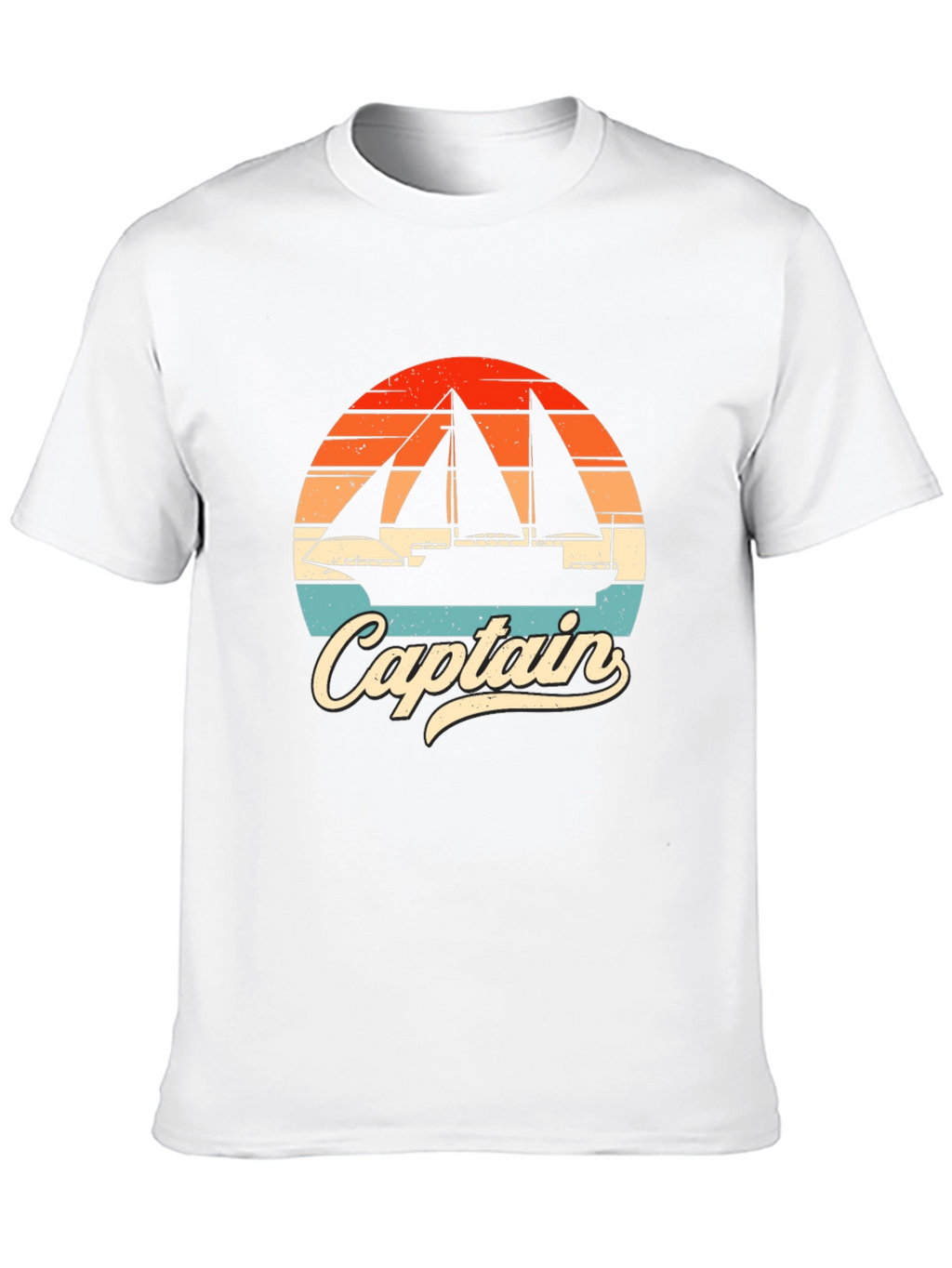 Captain Sailboat Graphic T-Shirt