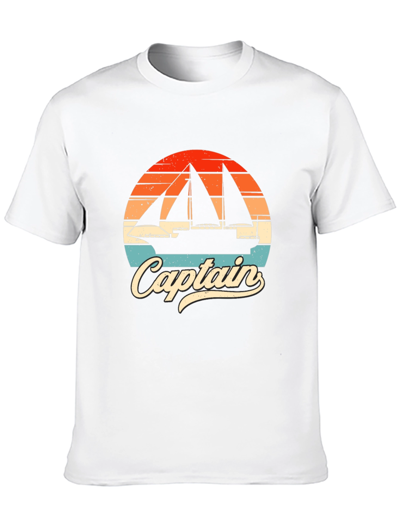 Captain Sailboat Graphic T-Shirt