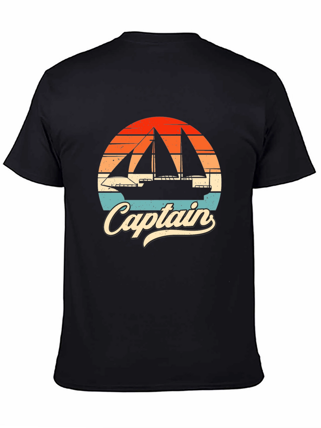 Captain Sailboat Graphic T-Shirt