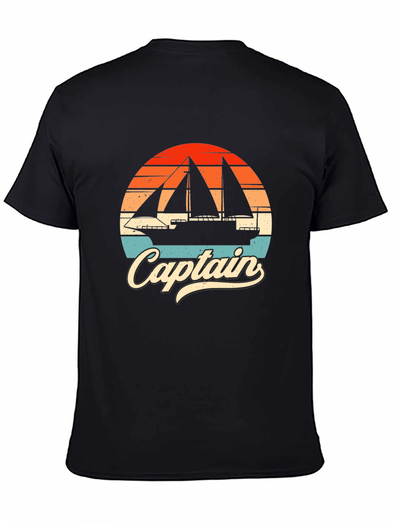 Captain Sailboat Graphic T-Shirt