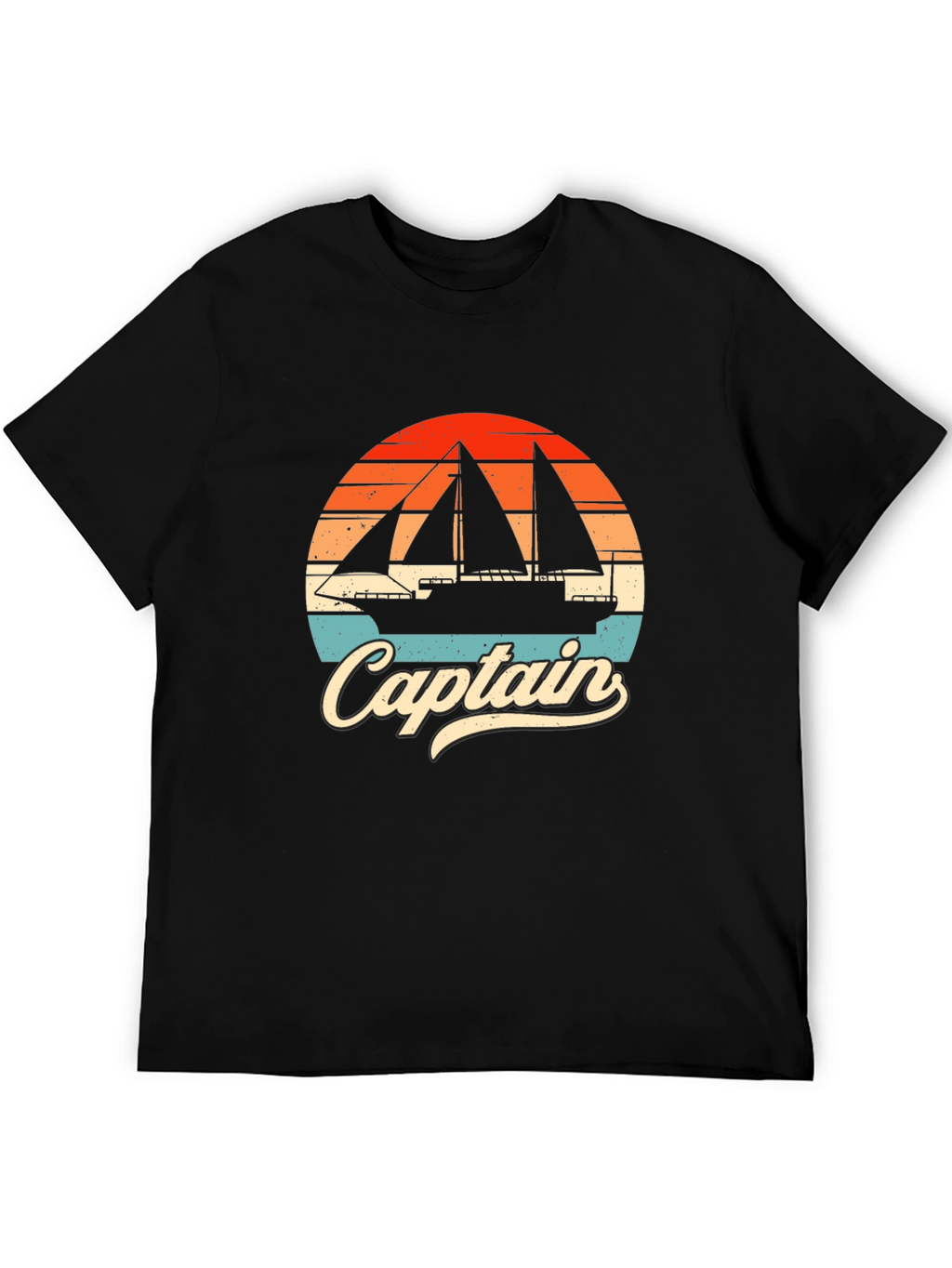 Captain Sailboat Graphic T-Shirt
