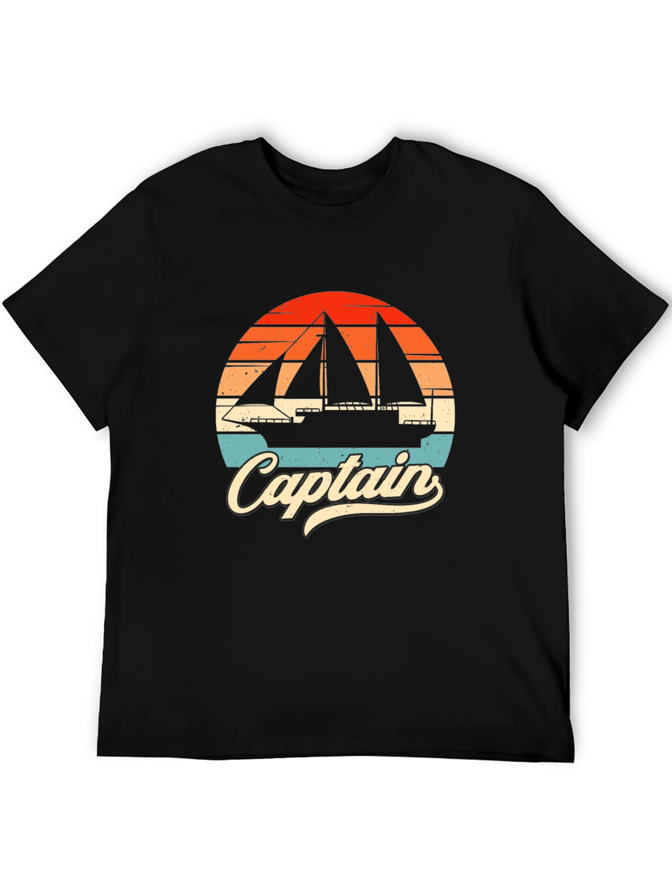 Captain Sailboat Graphic T-Shirt
