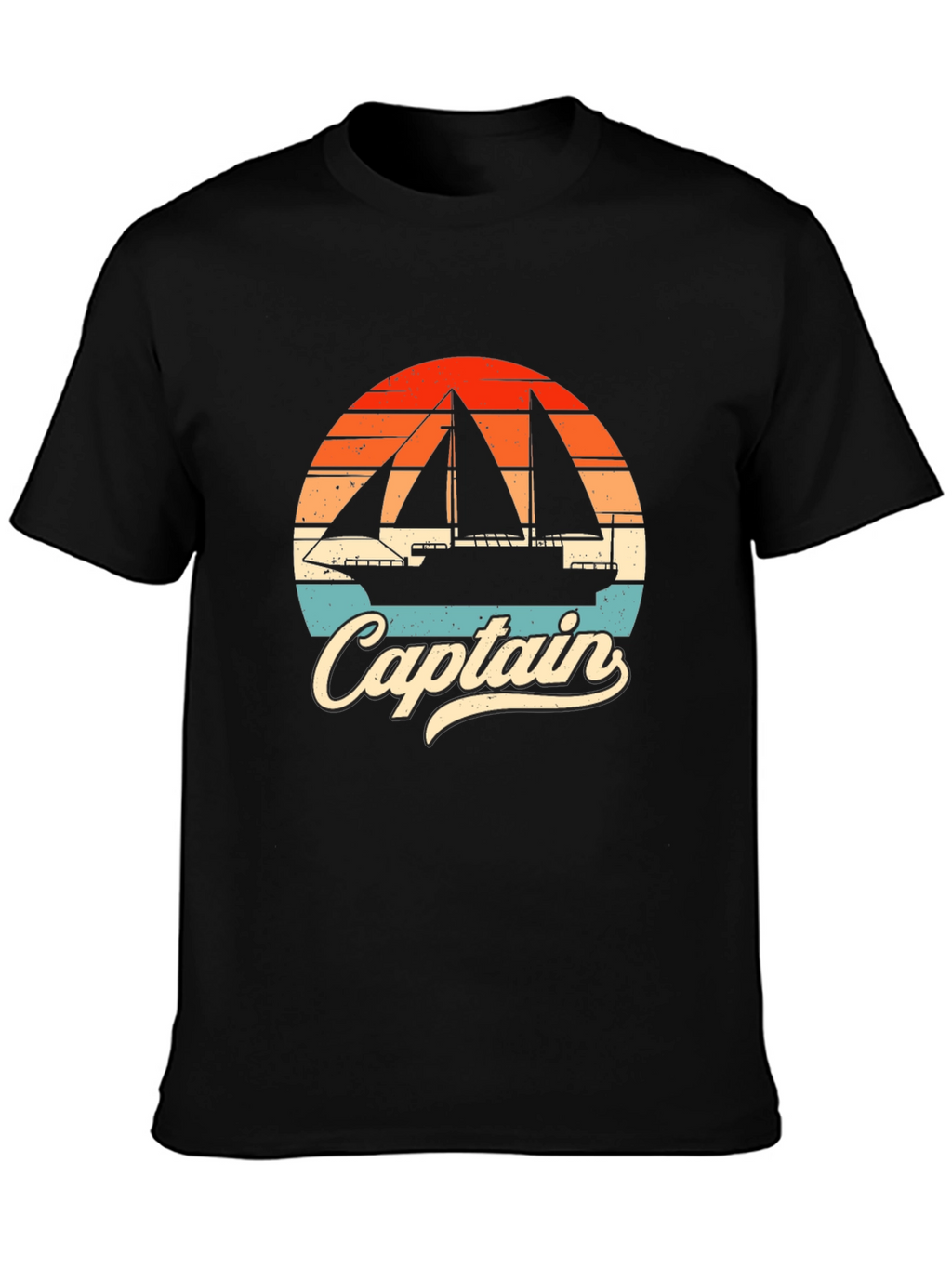 Captain Sailboat Graphic T-Shirt