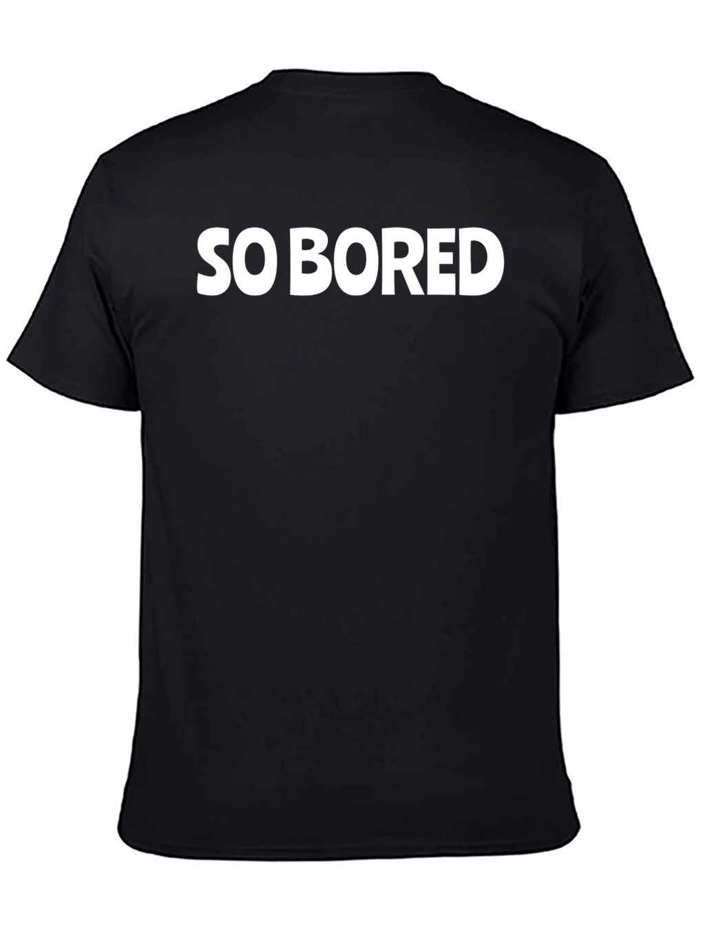 So Bored Black T-Shirt