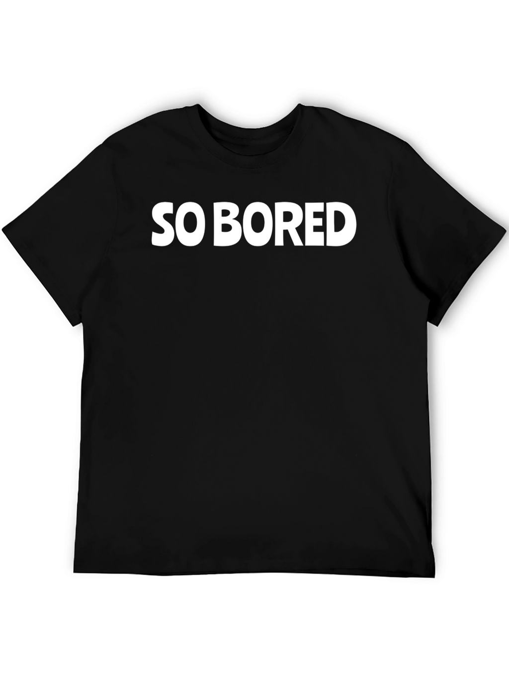 So Bored Black T-Shirt
