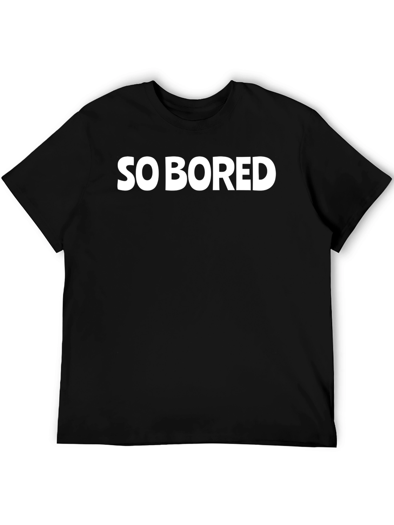 So Bored Black T-Shirt