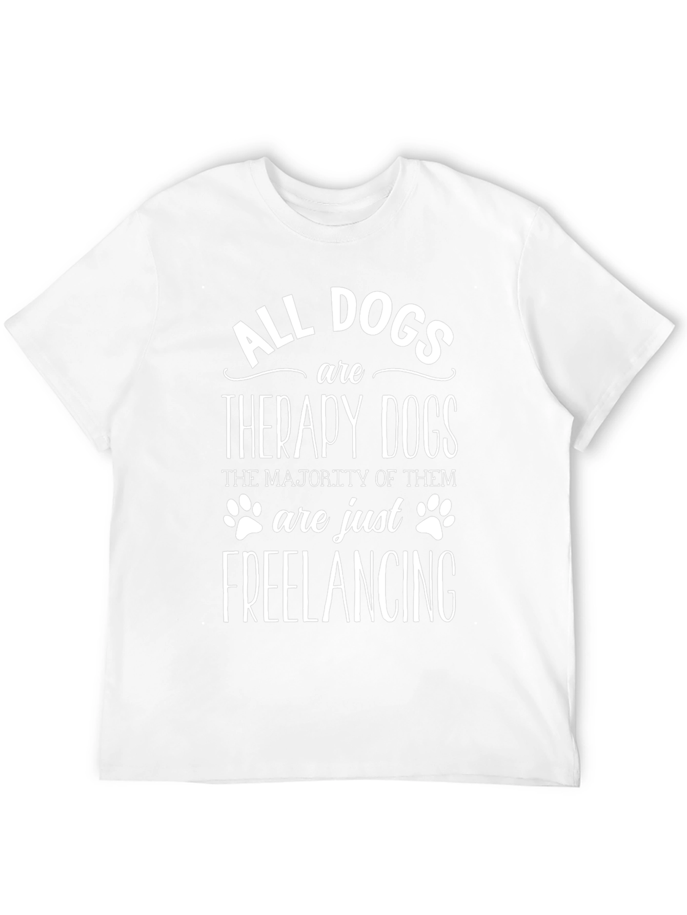All Dogs Are Therapy Dogs Graphic Tee
