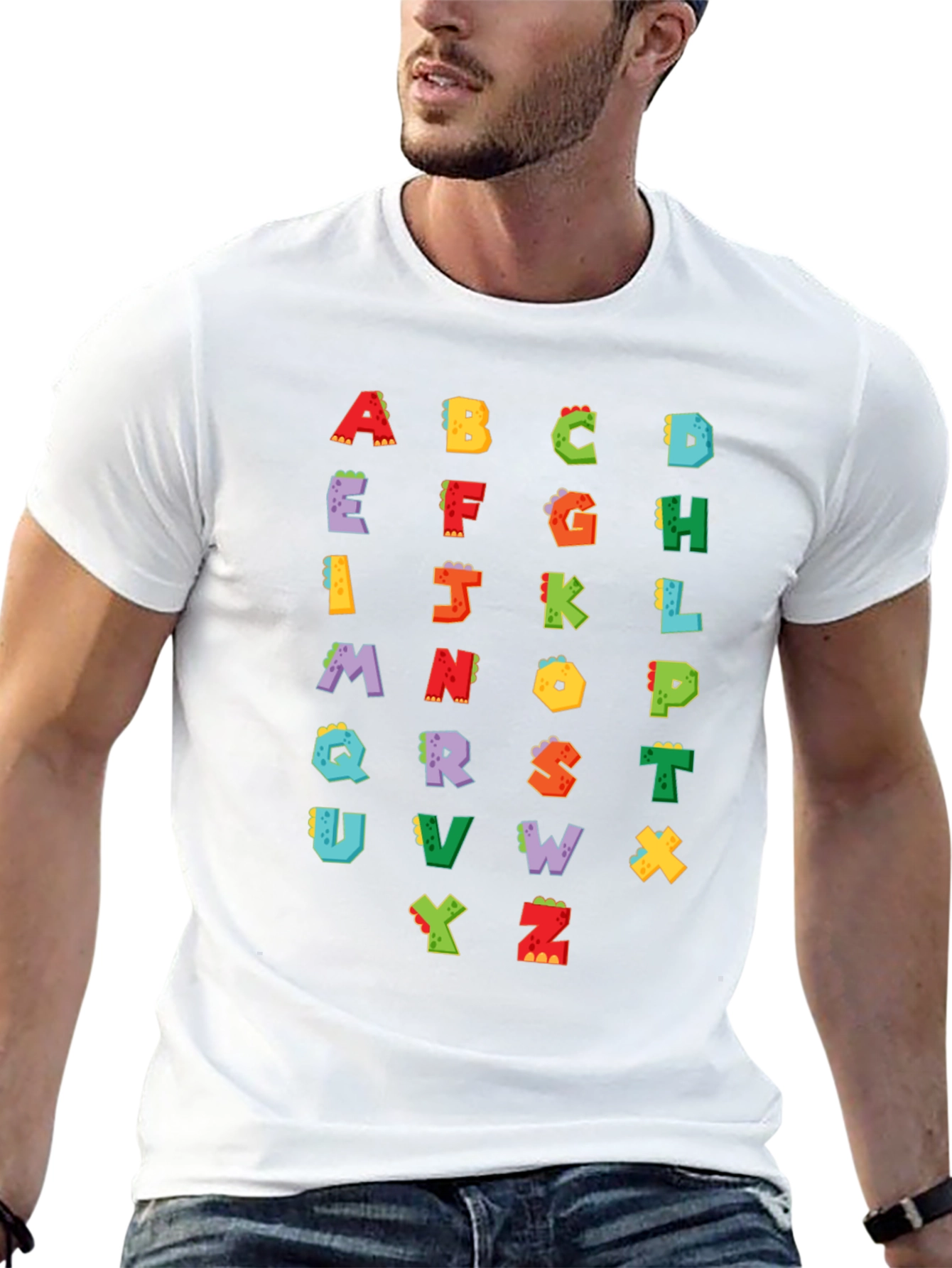 Dinosaur Alphabet T-Shirt - Learn the ABCs!