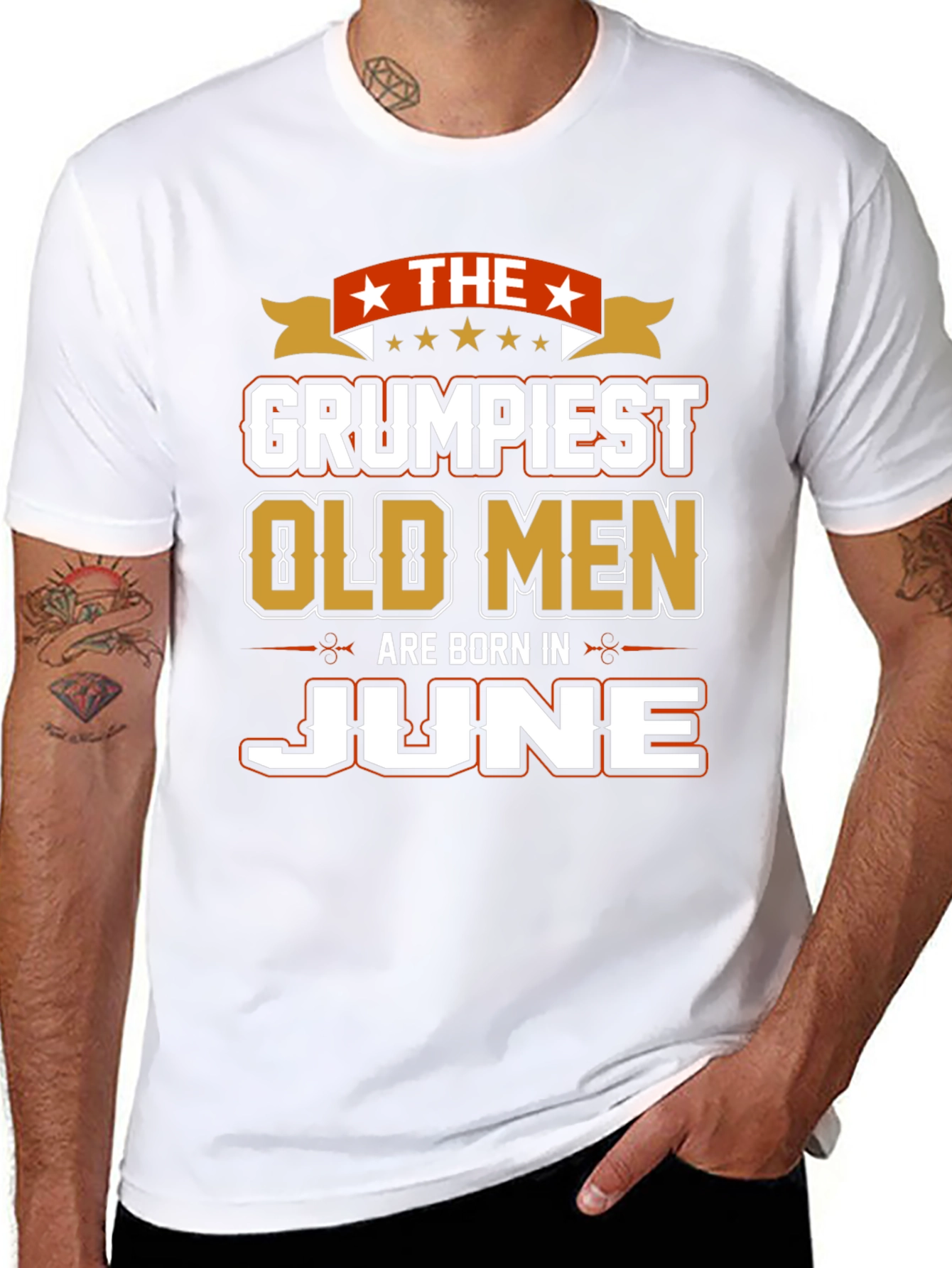 Grumpiest Old Men Born in June T-Shirt