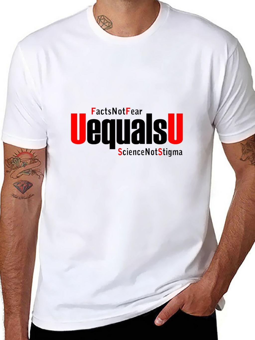 U=U Facts Not Fear T-Shirt Science Awareness Tee