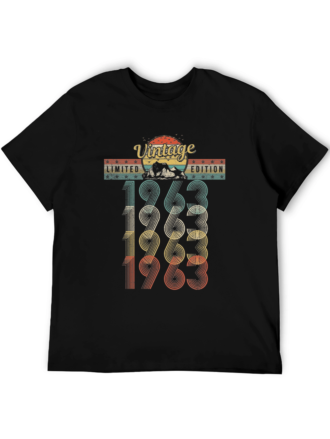 Vintage Limited Edition 1963 Birthday T-Shirt