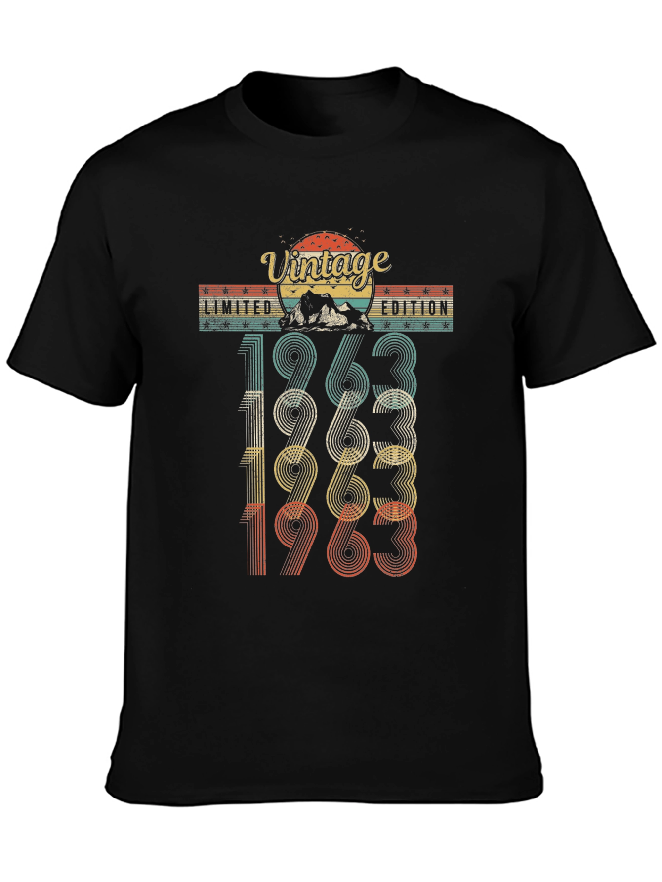 Vintage Limited Edition 1963 Birthday T-Shirt