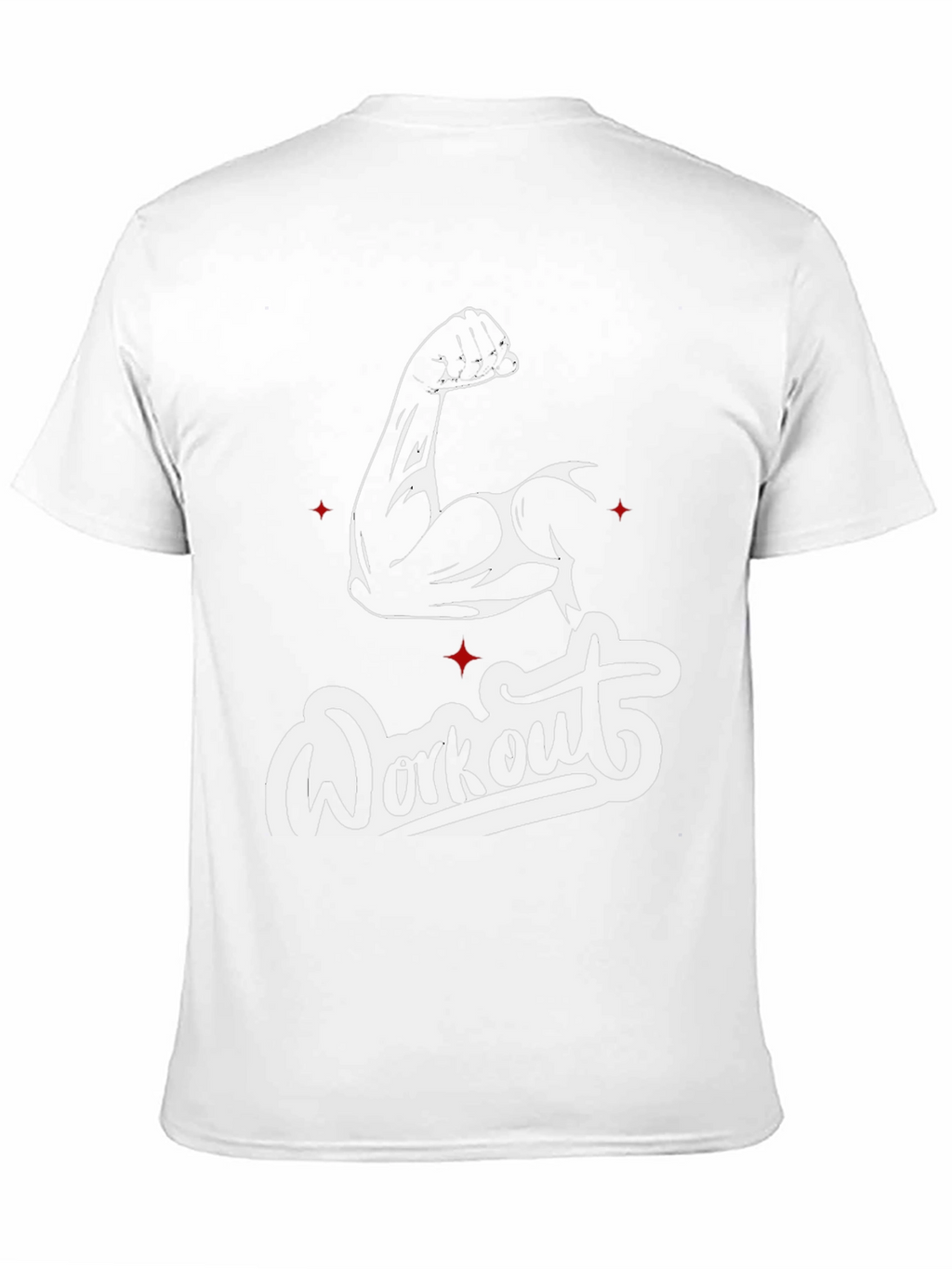 Workout Graphic Tee - Muscle Power Shirt