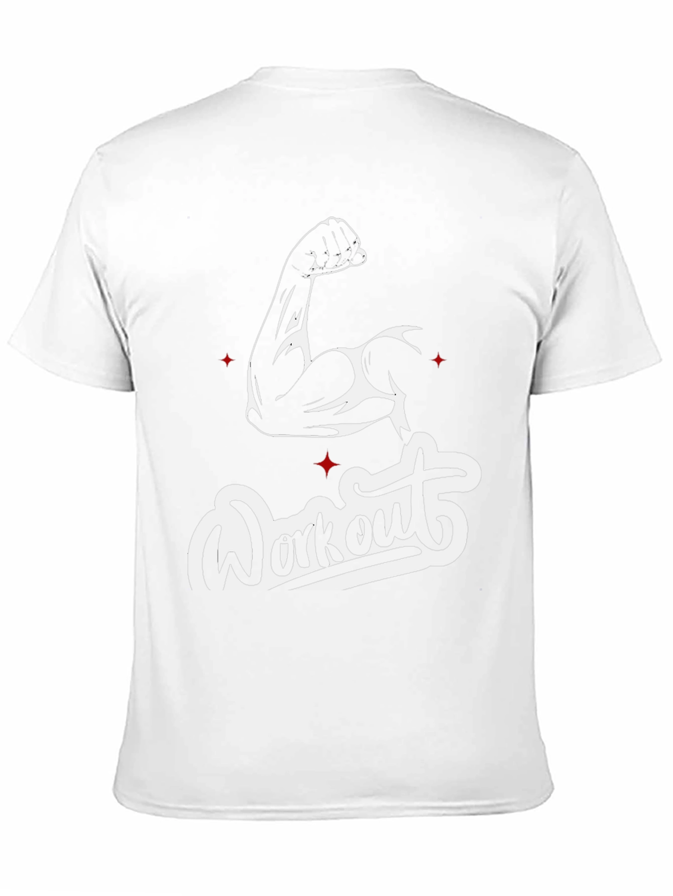 Workout Graphic Tee - Muscle Power Shirt