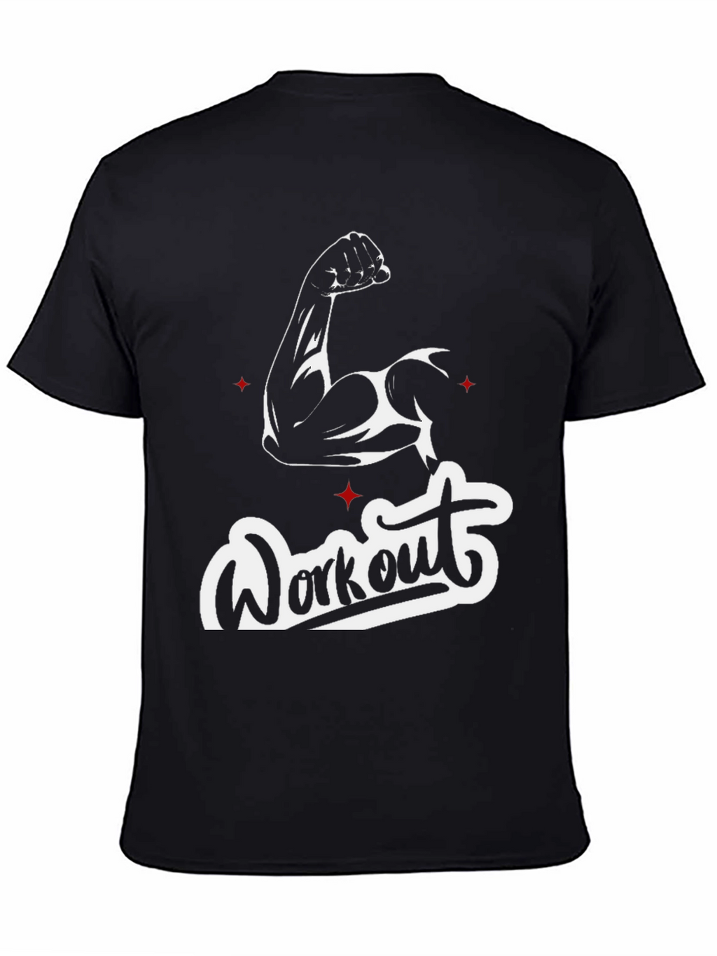 Workout Graphic Tee - Muscle Power Shirt