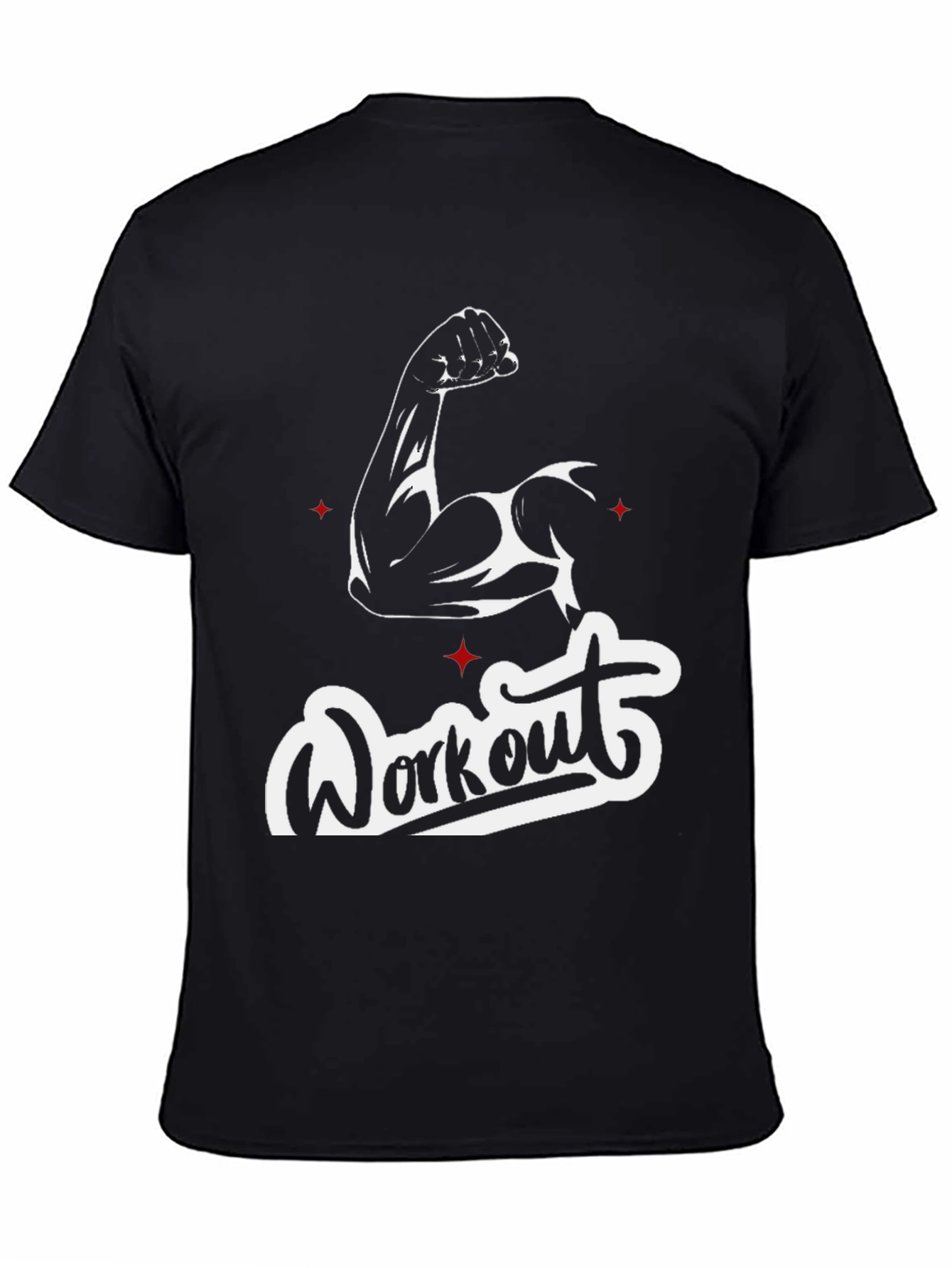 Workout Graphic Tee - Muscle Power Shirt