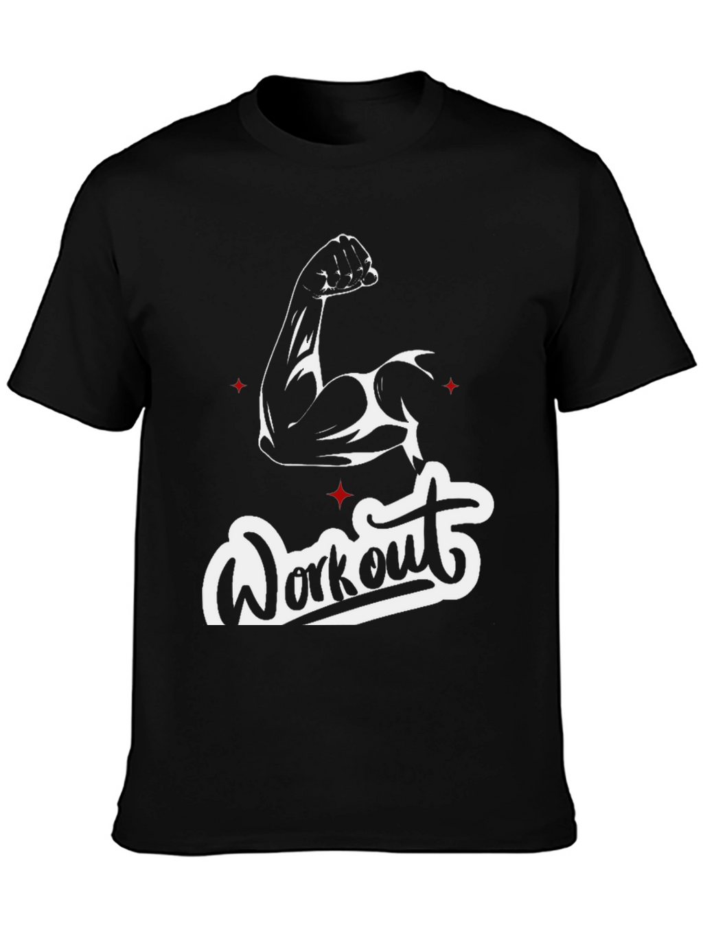 Workout Graphic Tee - Muscle Power Shirt