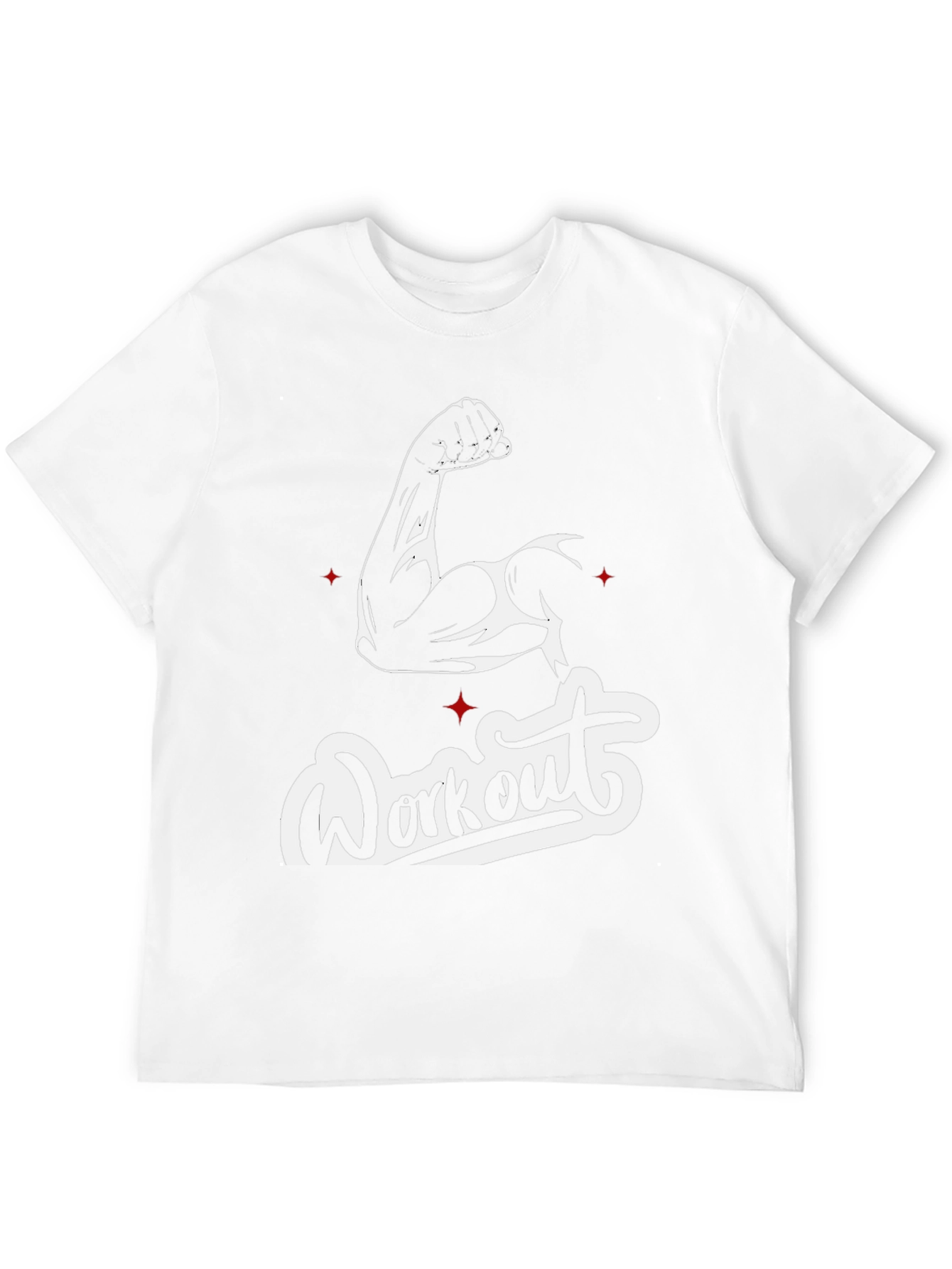 Workout Graphic Tee - Muscle Power Shirt