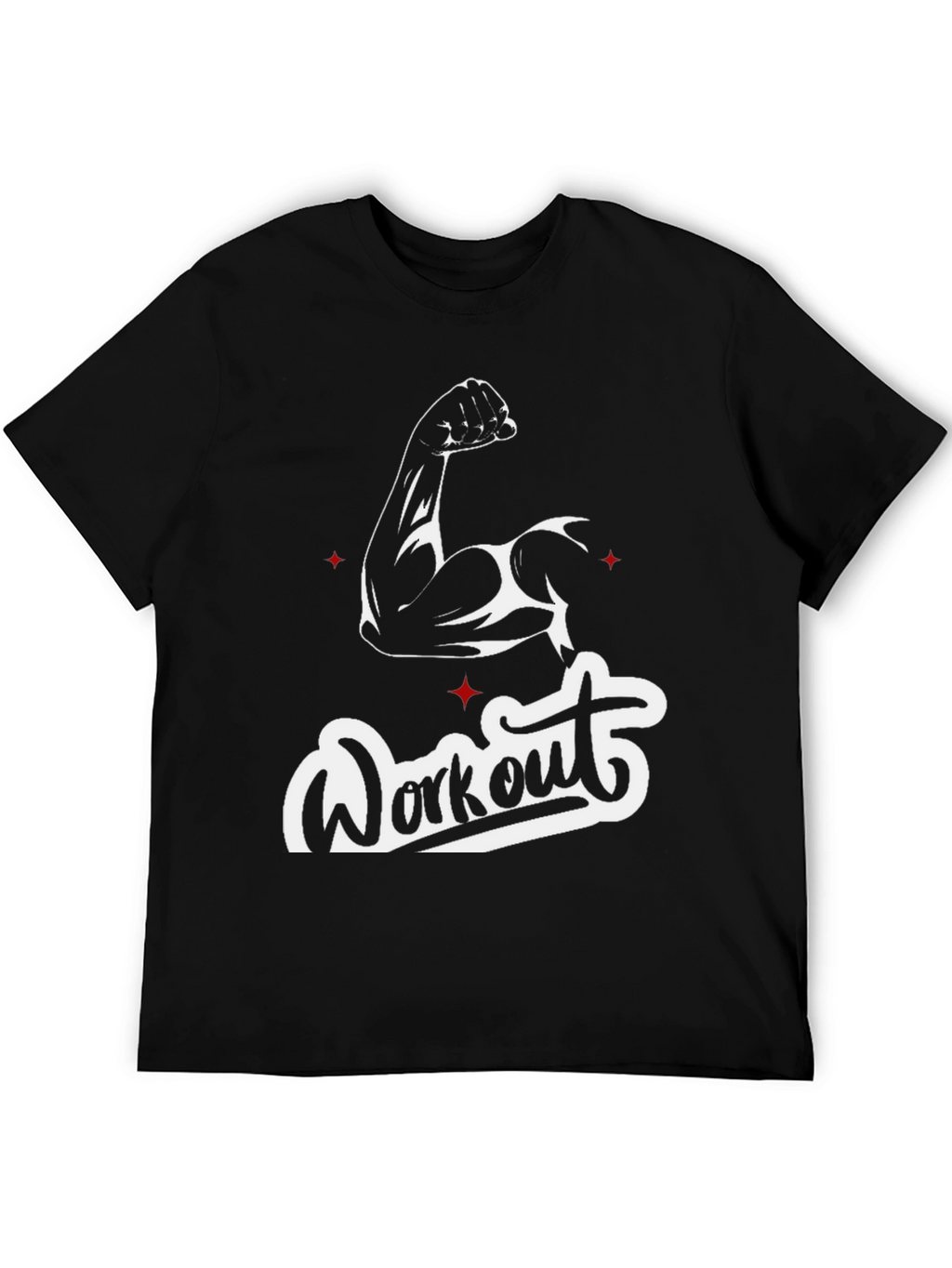 Workout Graphic Tee - Muscle Power Shirt