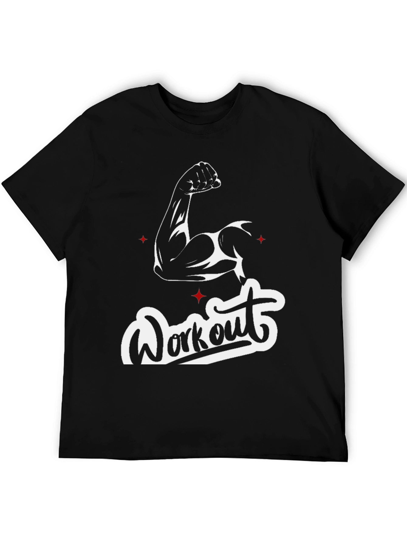 Workout Graphic Tee - Muscle Power Shirt