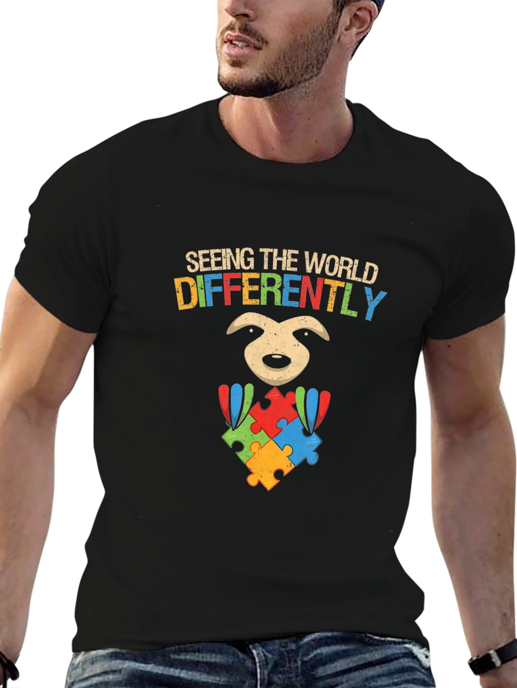 Autism Awareness Sloth T-Shirt