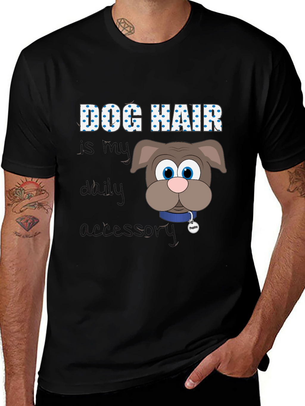 Dog Hair Daily Accessory Graphic Tee