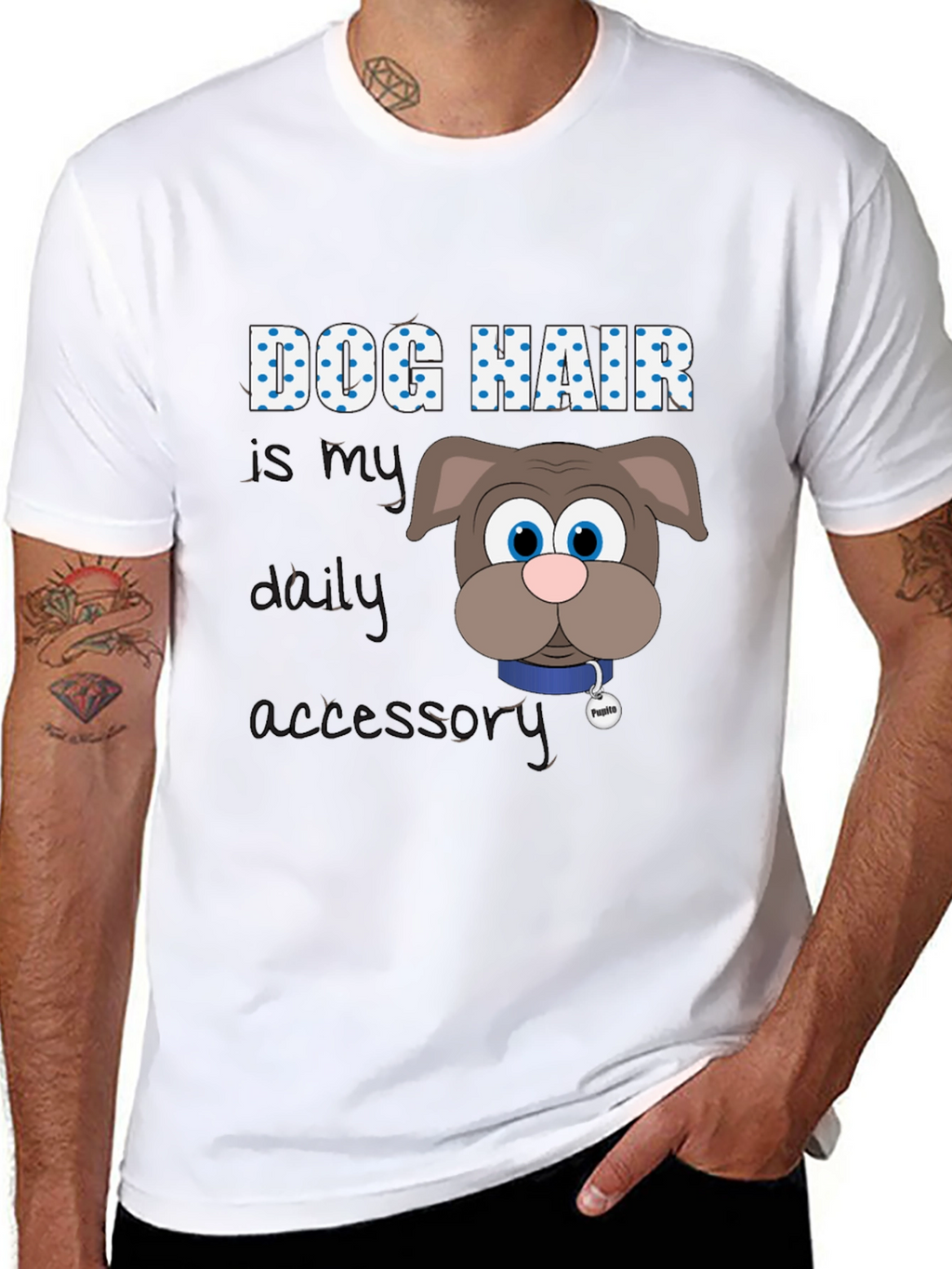 Dog Hair Daily Accessory Graphic Tee