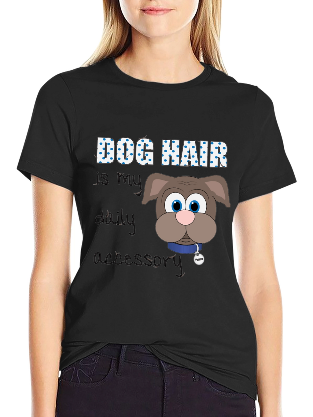 Dog Hair Daily Accessory Graphic Tee