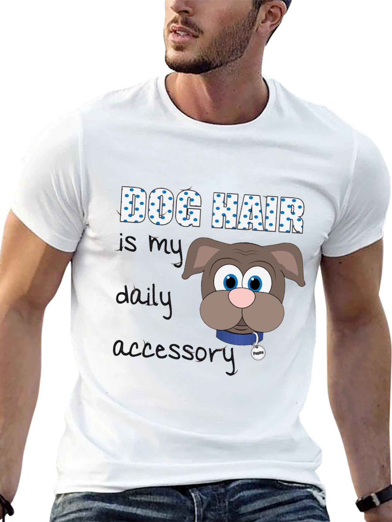 Dog Hair Daily Accessory Graphic Tee