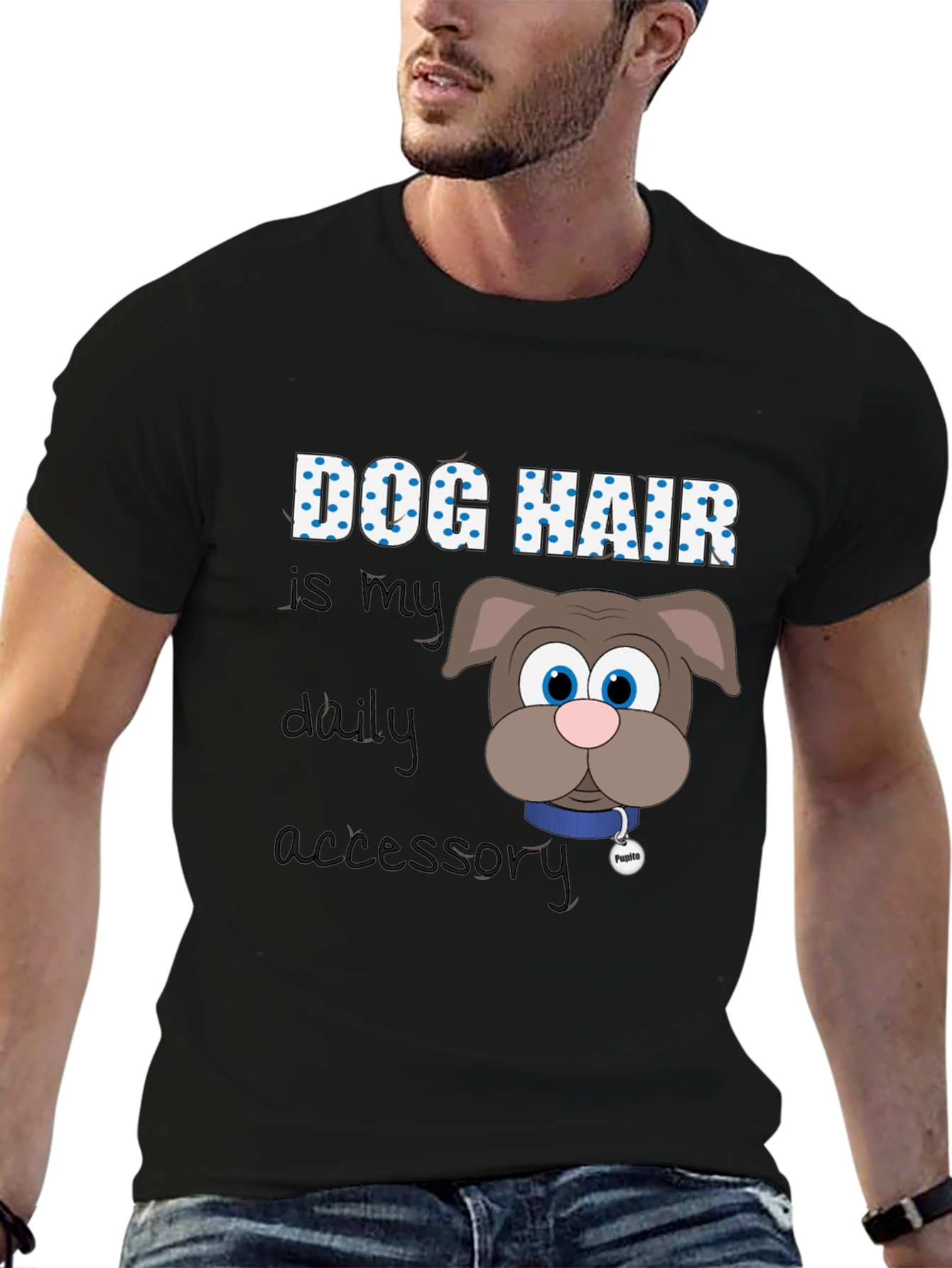 Dog Hair Daily Accessory Graphic Tee