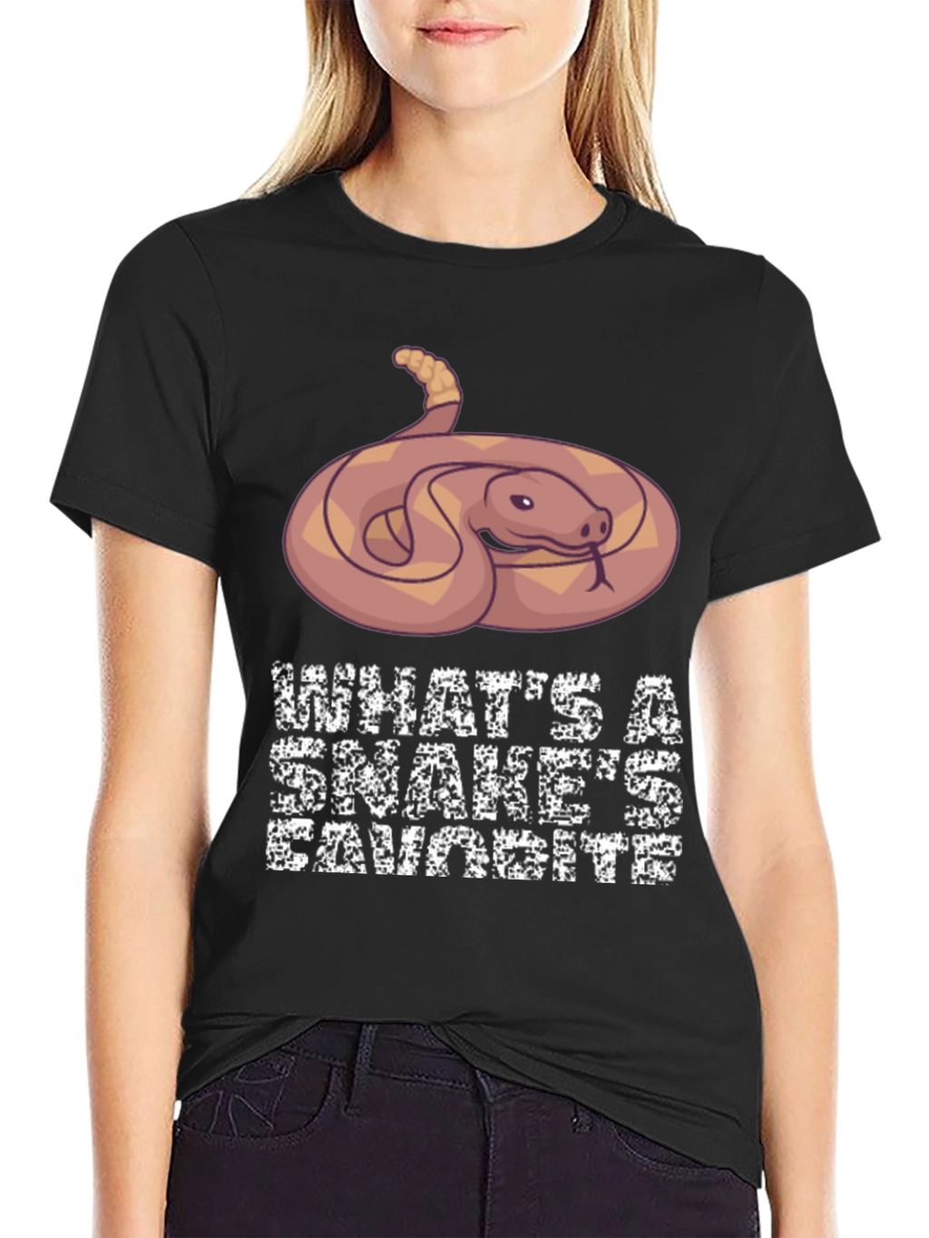 Snake Lover Tee - Whats a Snakes Favorite?
