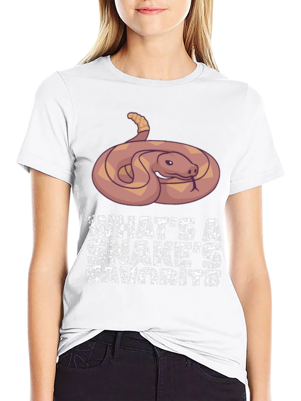 Snake Lover Tee - Whats a Snakes Favorite?