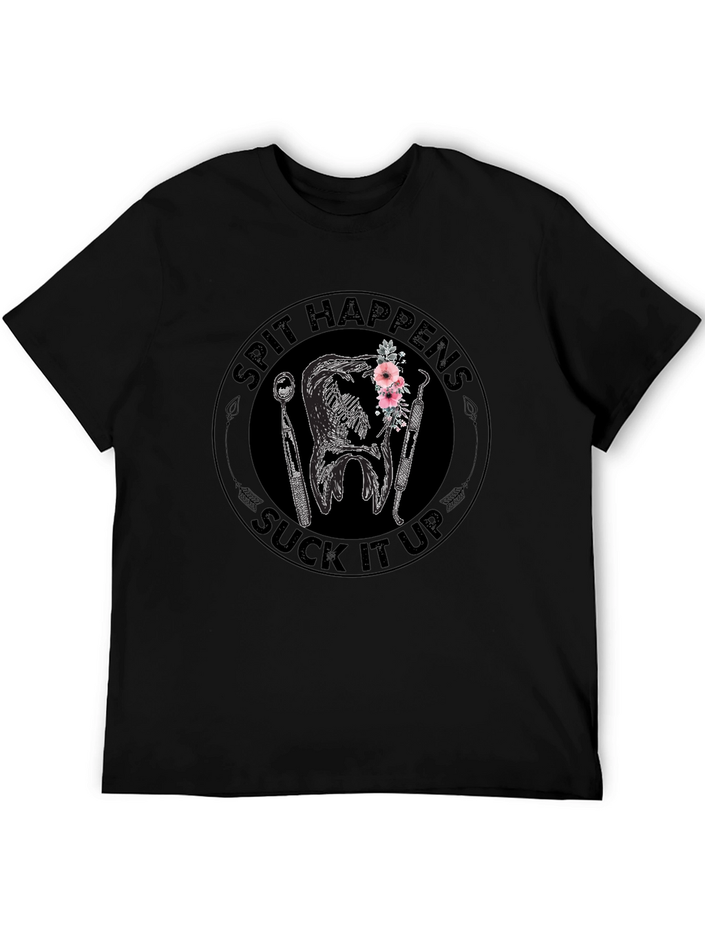 Spit Happens Suck It Up Graphic Tee