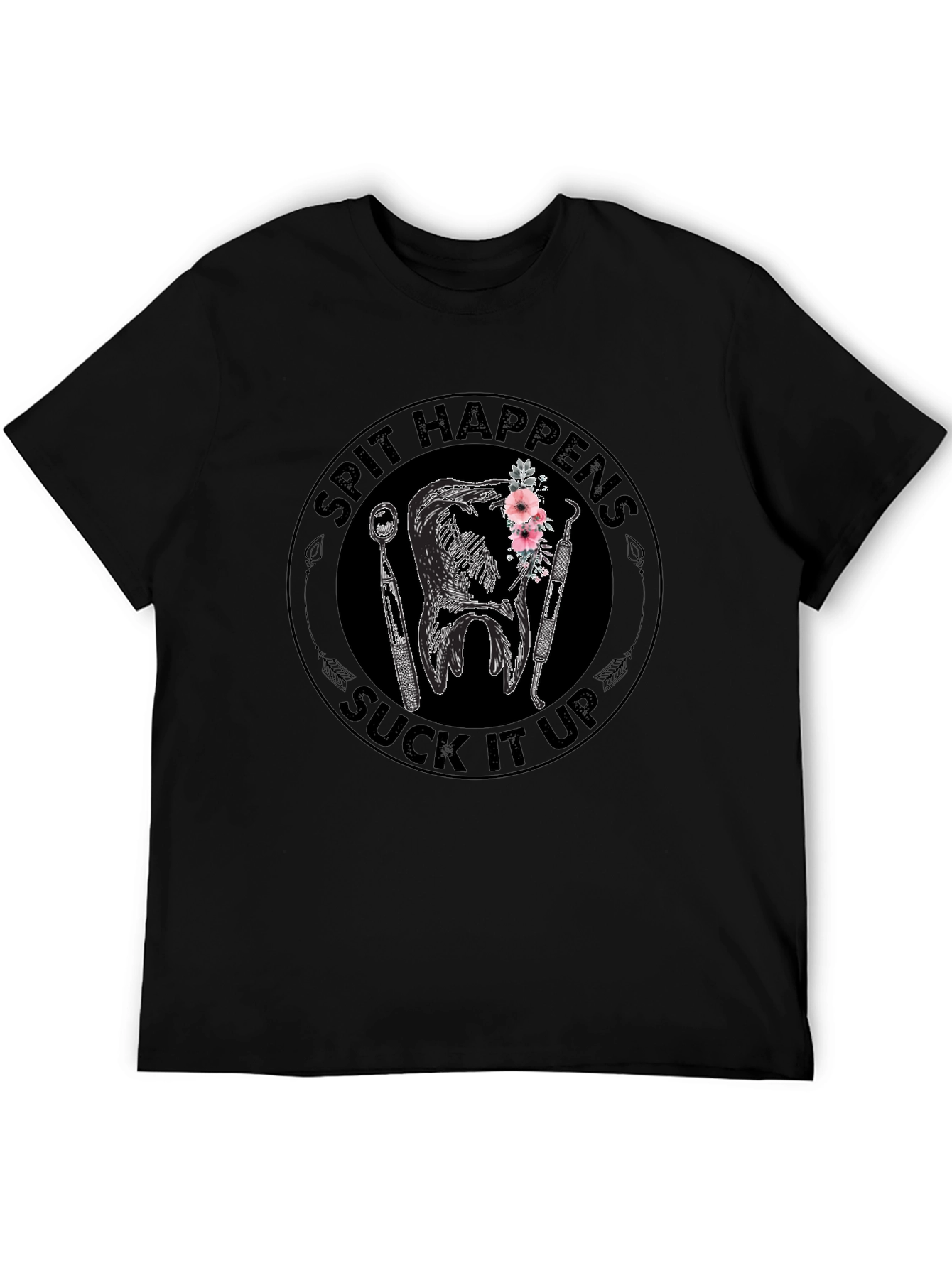 Spit Happens Suck It Up Graphic Tee