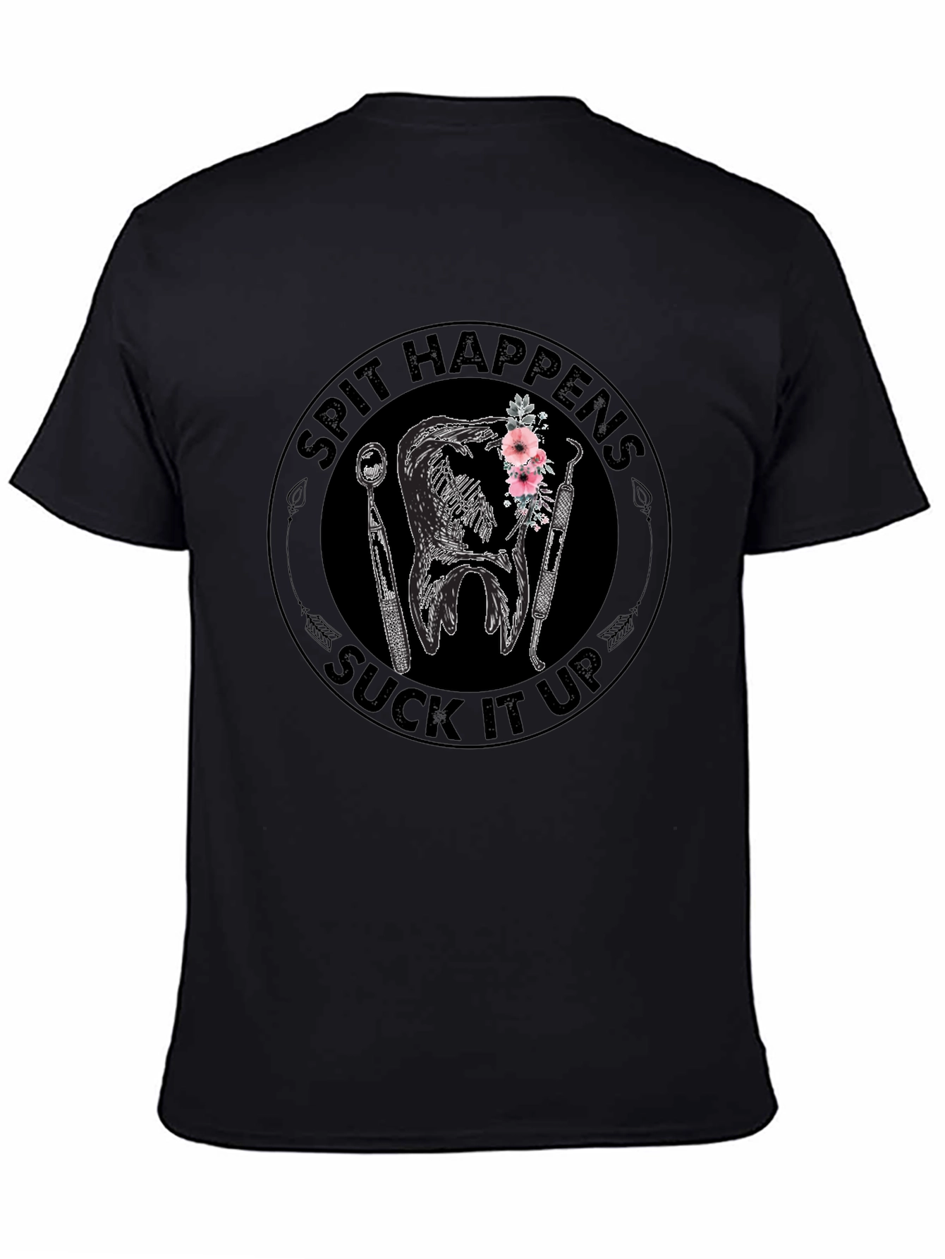 Spit Happens Suck It Up Graphic Tee