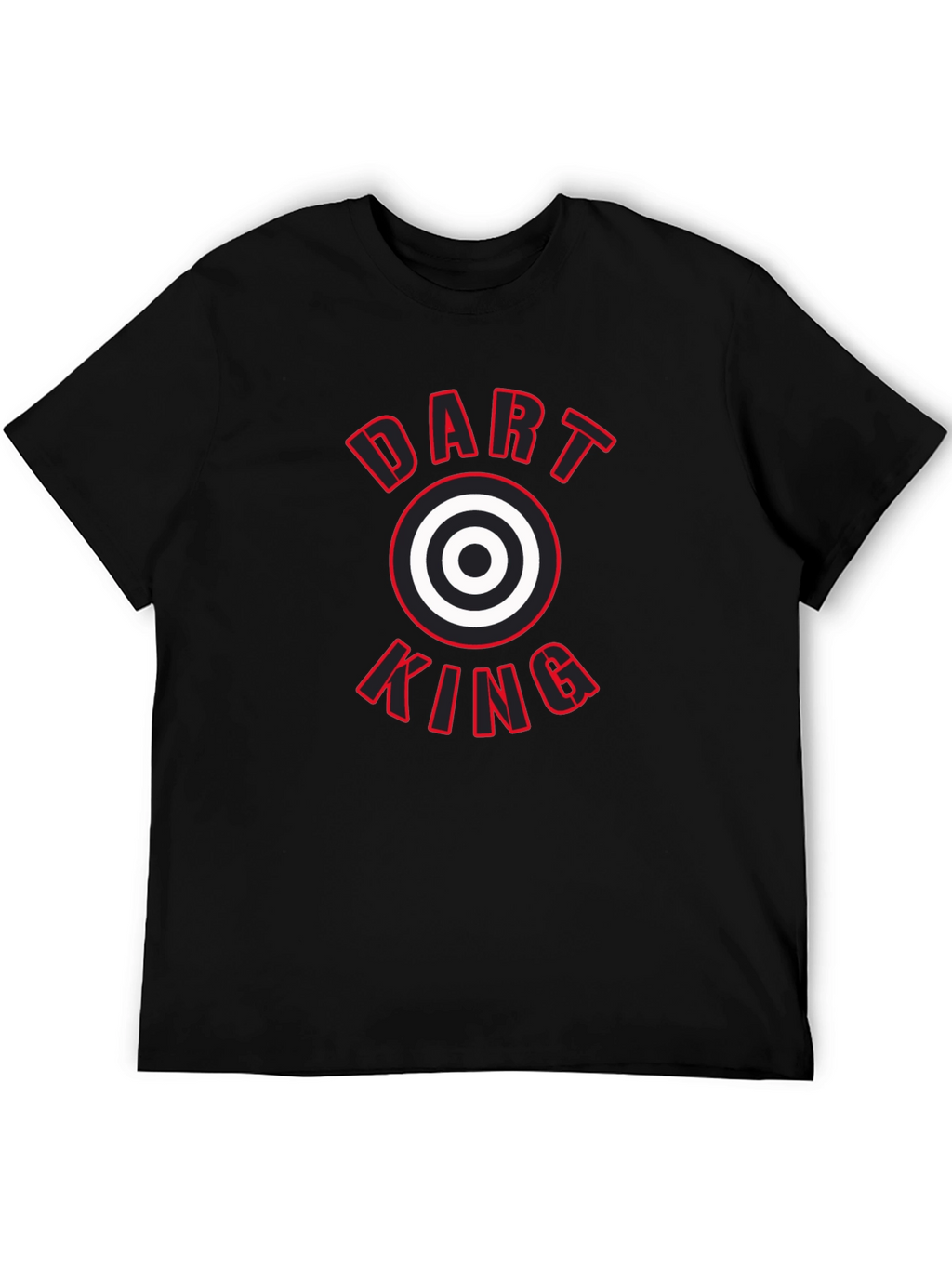 Dart King T-Shirt - Black Graphic Tee