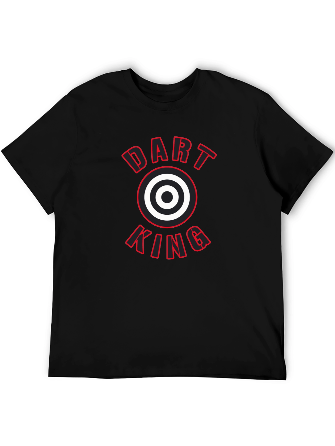 Dart King T-Shirt - Black Graphic Tee