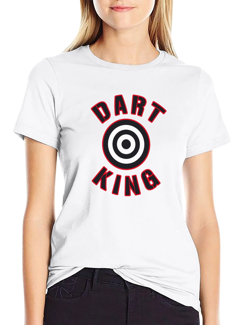 Dart King T-Shirt - Black Graphic Tee