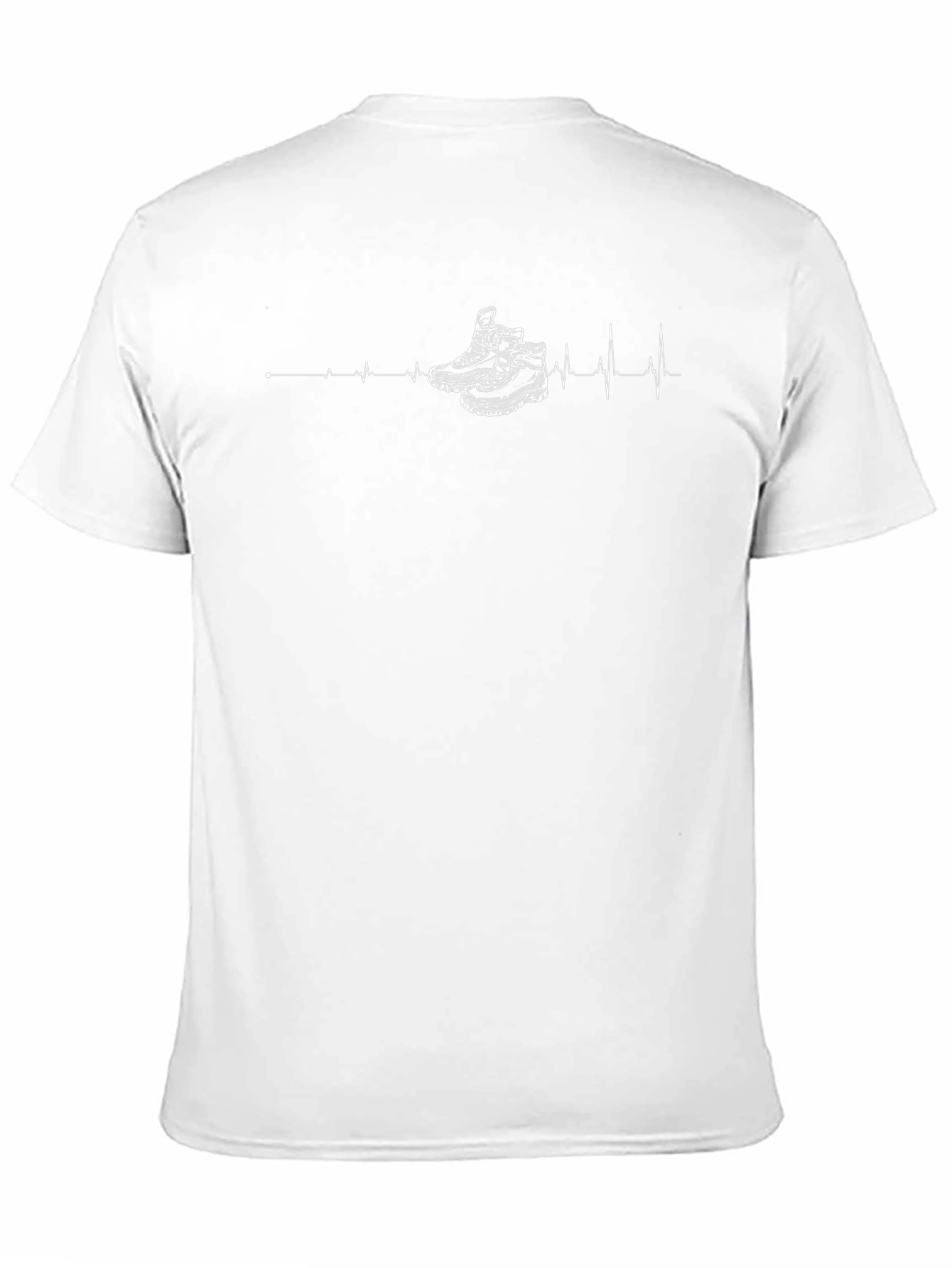 Hiking Boots Heartbeat T-Shirt - Adventure Ready