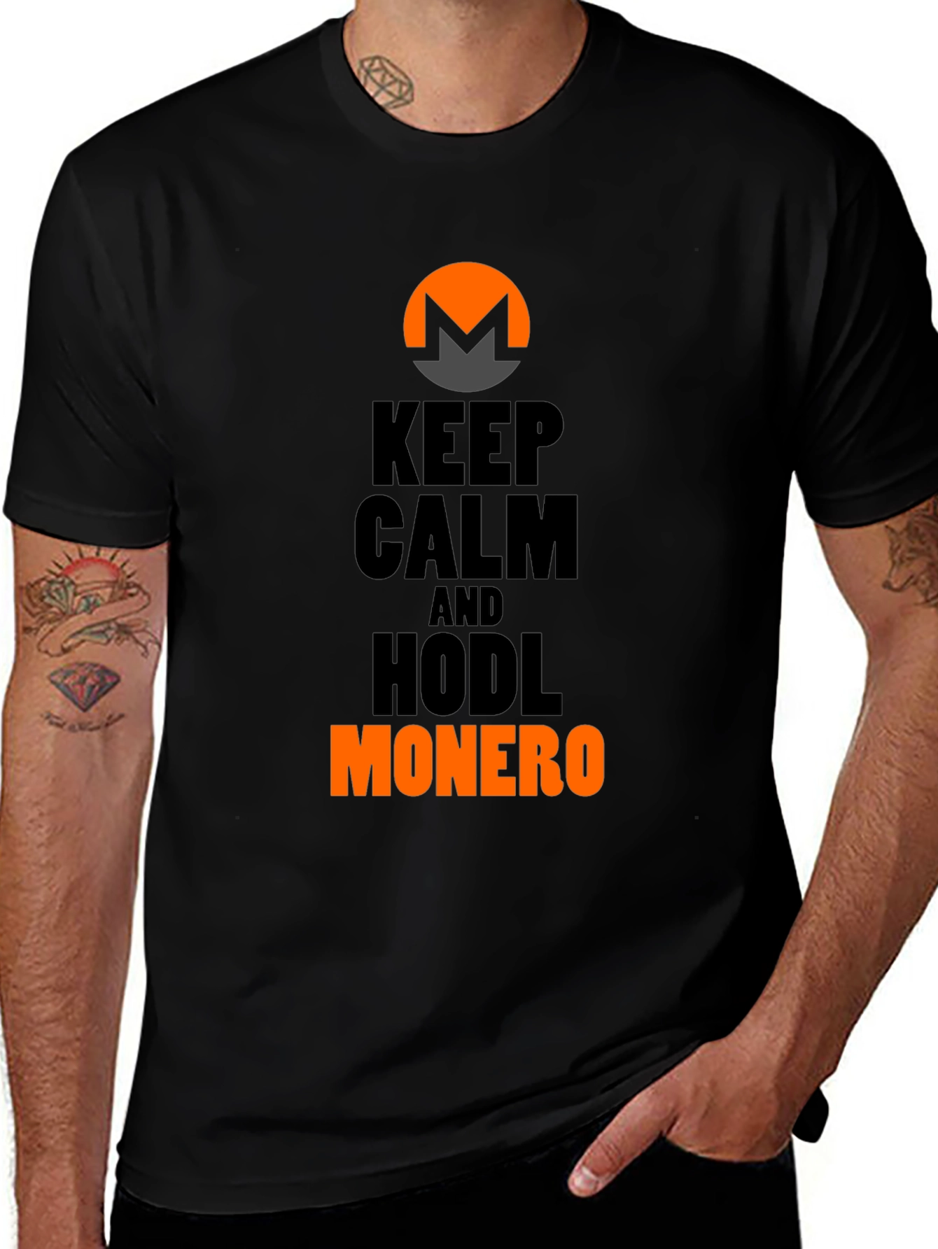 Keep Calm HODL Monero Crypto T-Shirt