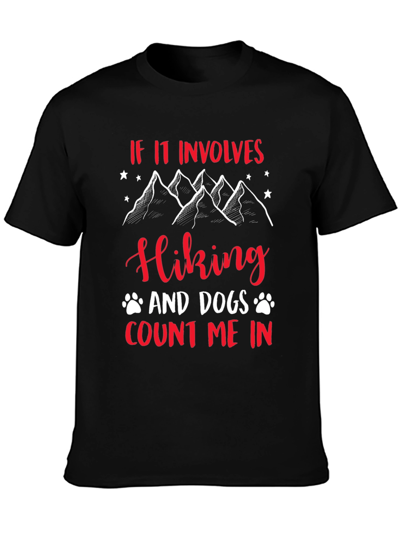 Hiking & Dogs Graphic Tee - Adventure Ready Comfort
