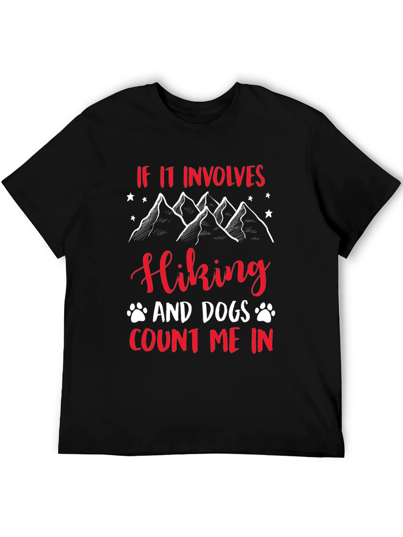 Hiking & Dogs Graphic Tee - Adventure Ready Comfort