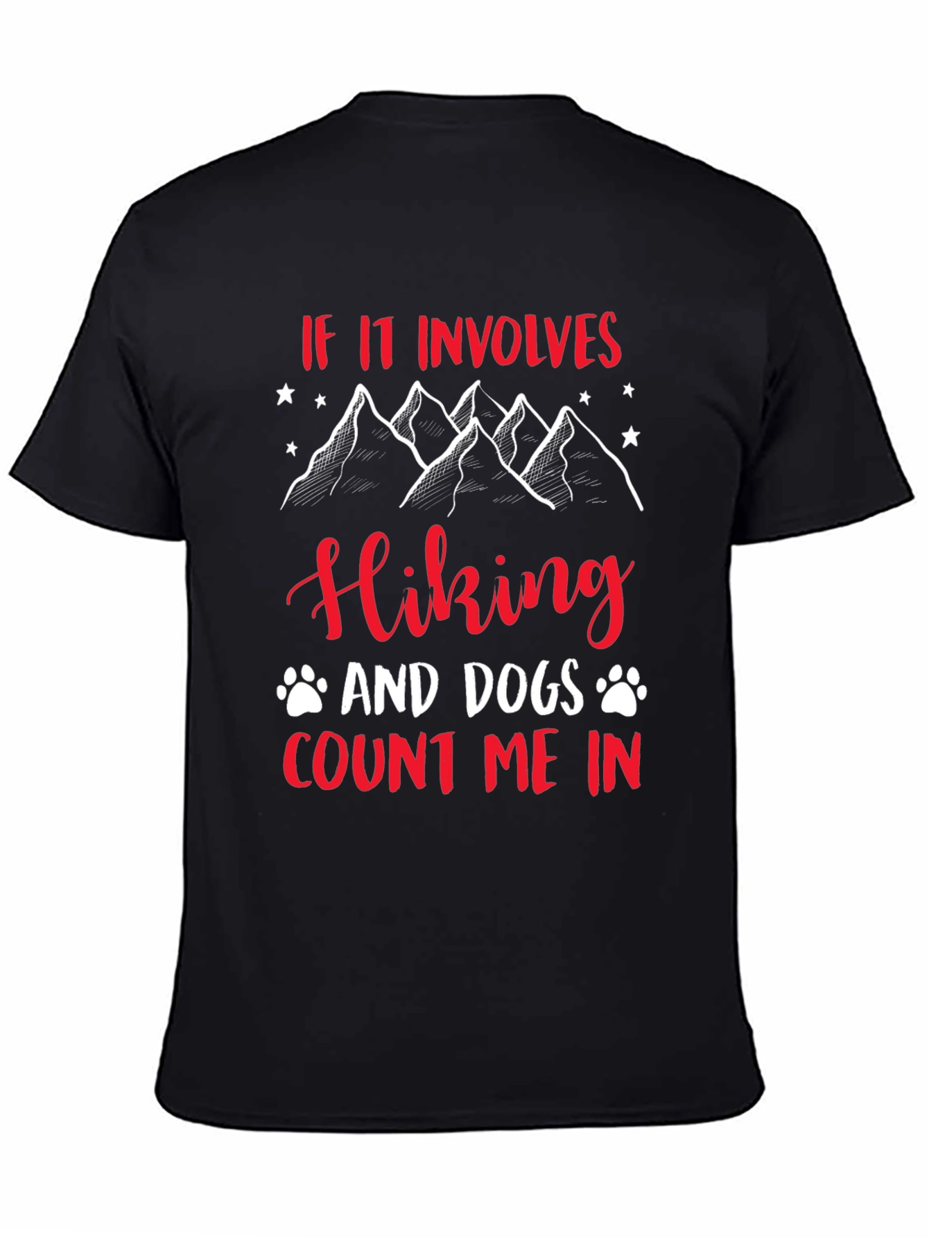 Hiking & Dogs Graphic Tee - Adventure Ready Comfort