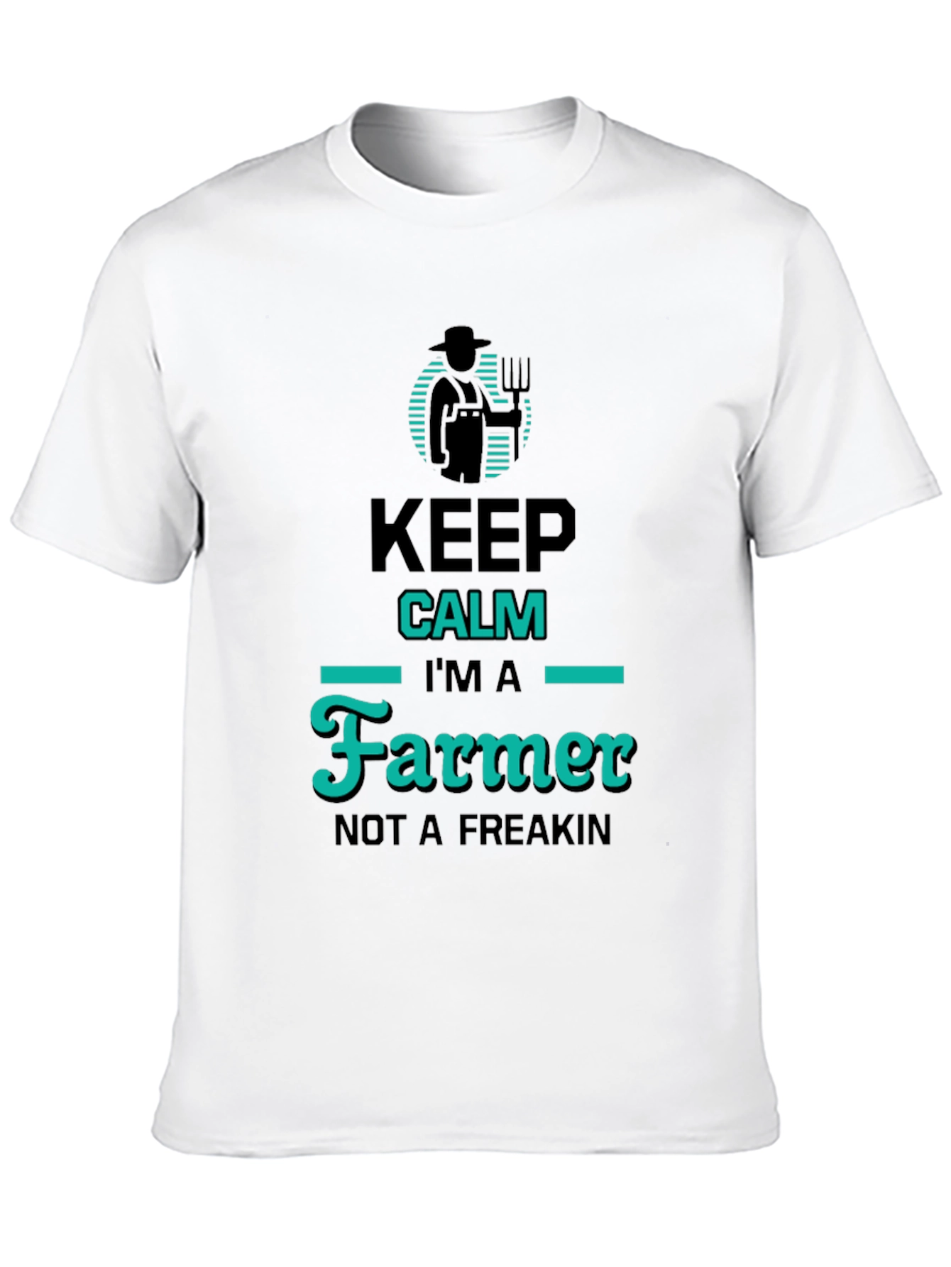Keep Calm Im a Farmer T-Shirt Funny Farming Tee