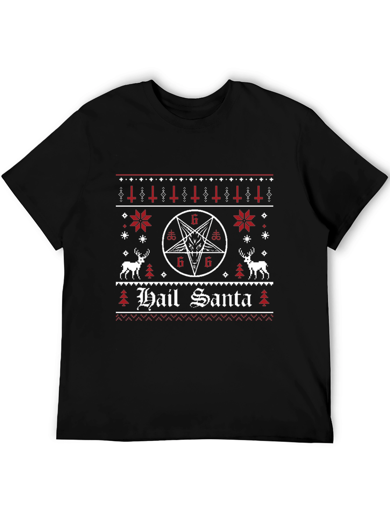 Hail Santa Ugly Christmas Sweater T-Shirt