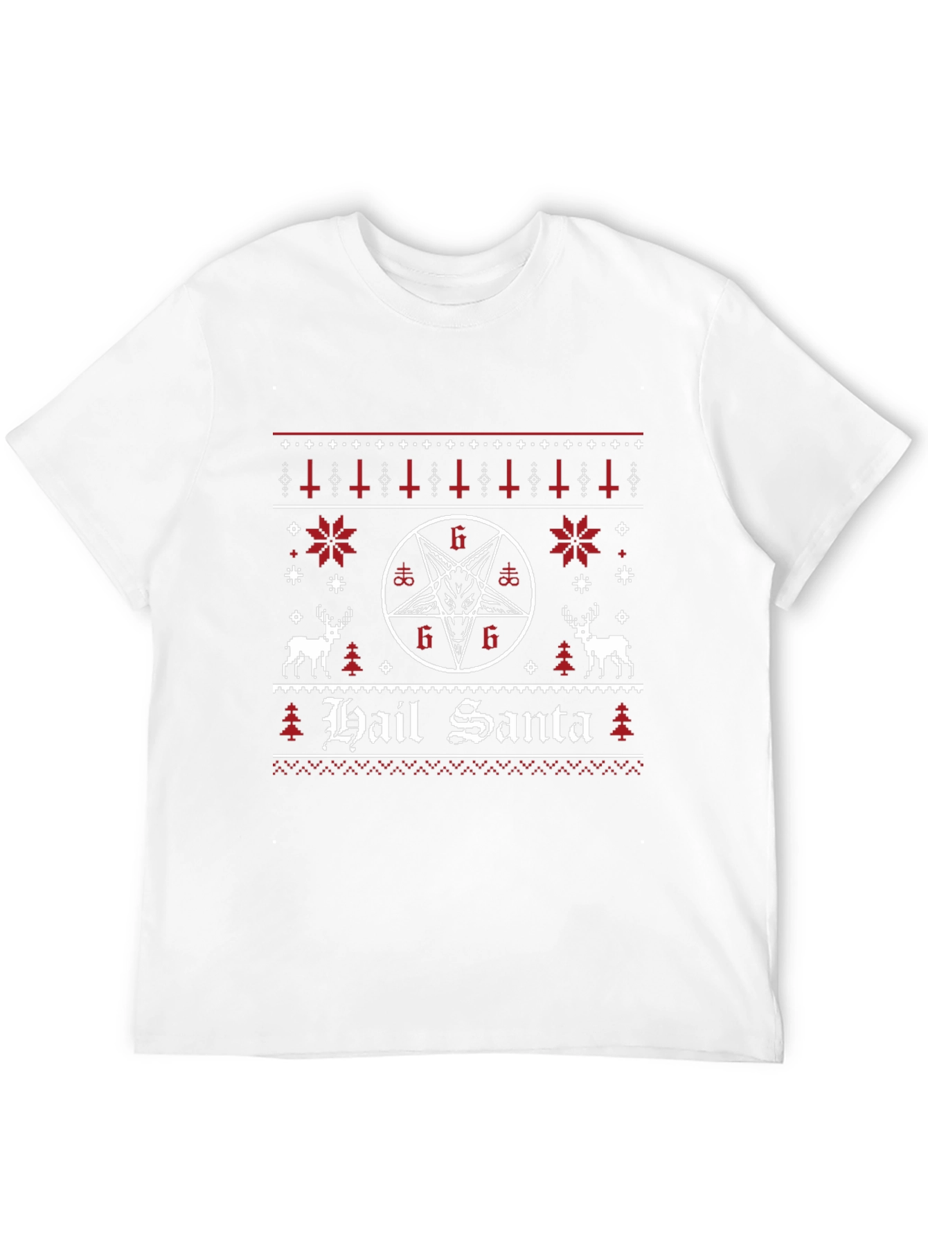 Hail Santa Ugly Christmas Sweater T-Shirt