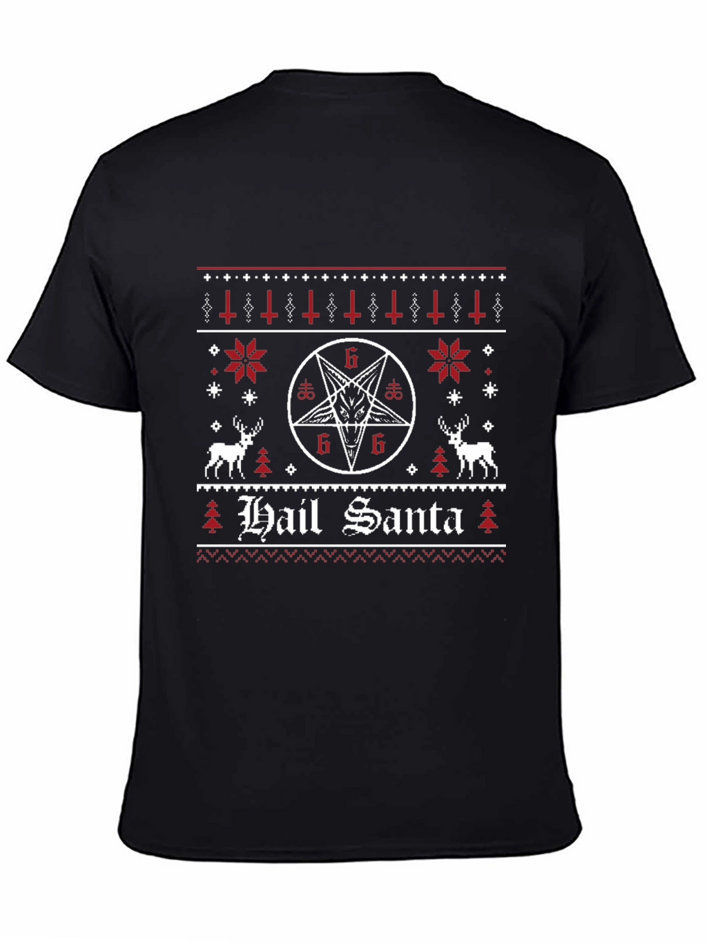 Hail Santa Ugly Christmas Sweater T-Shirt